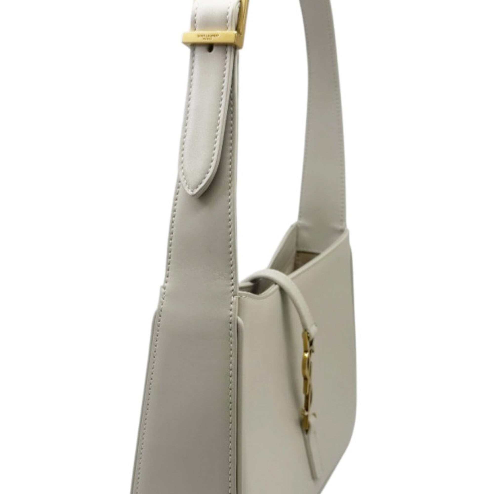 Saint Laurent Ivory Leather Handbag (Pre-Owned)