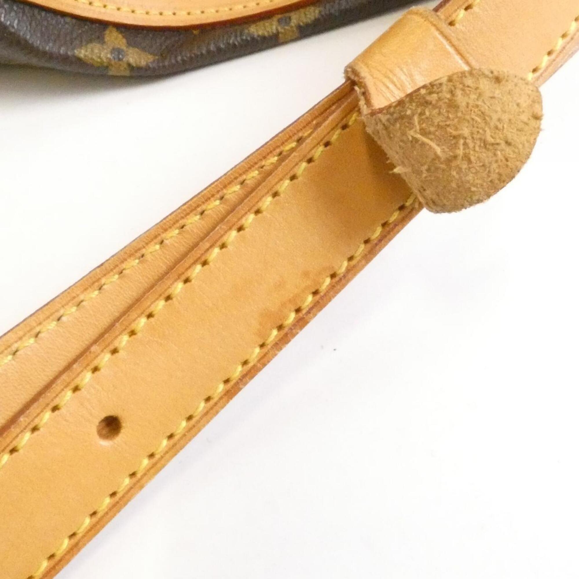 Louis Vuitton Brown Coated Canvas Shoulder Bag (Pre-Owned)