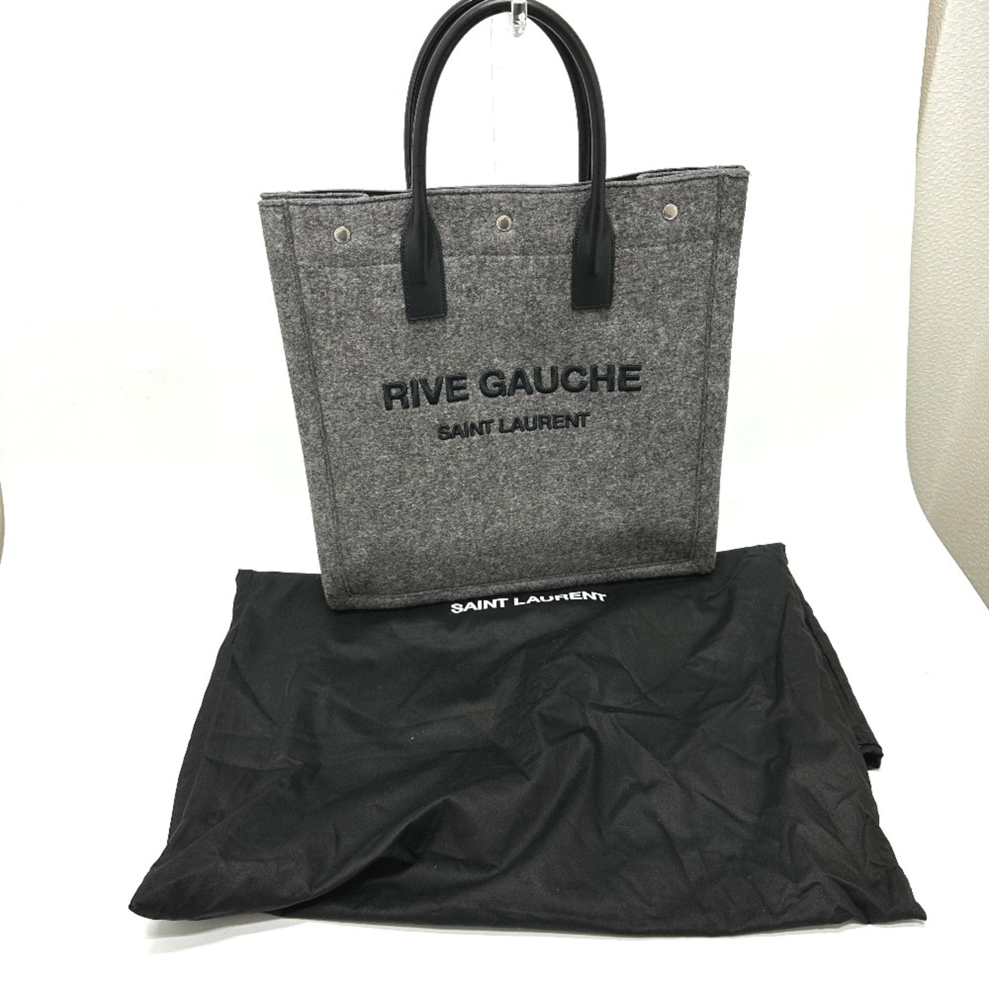 Saint Laurent Gray Other Tote Bag (Pre-Owned)