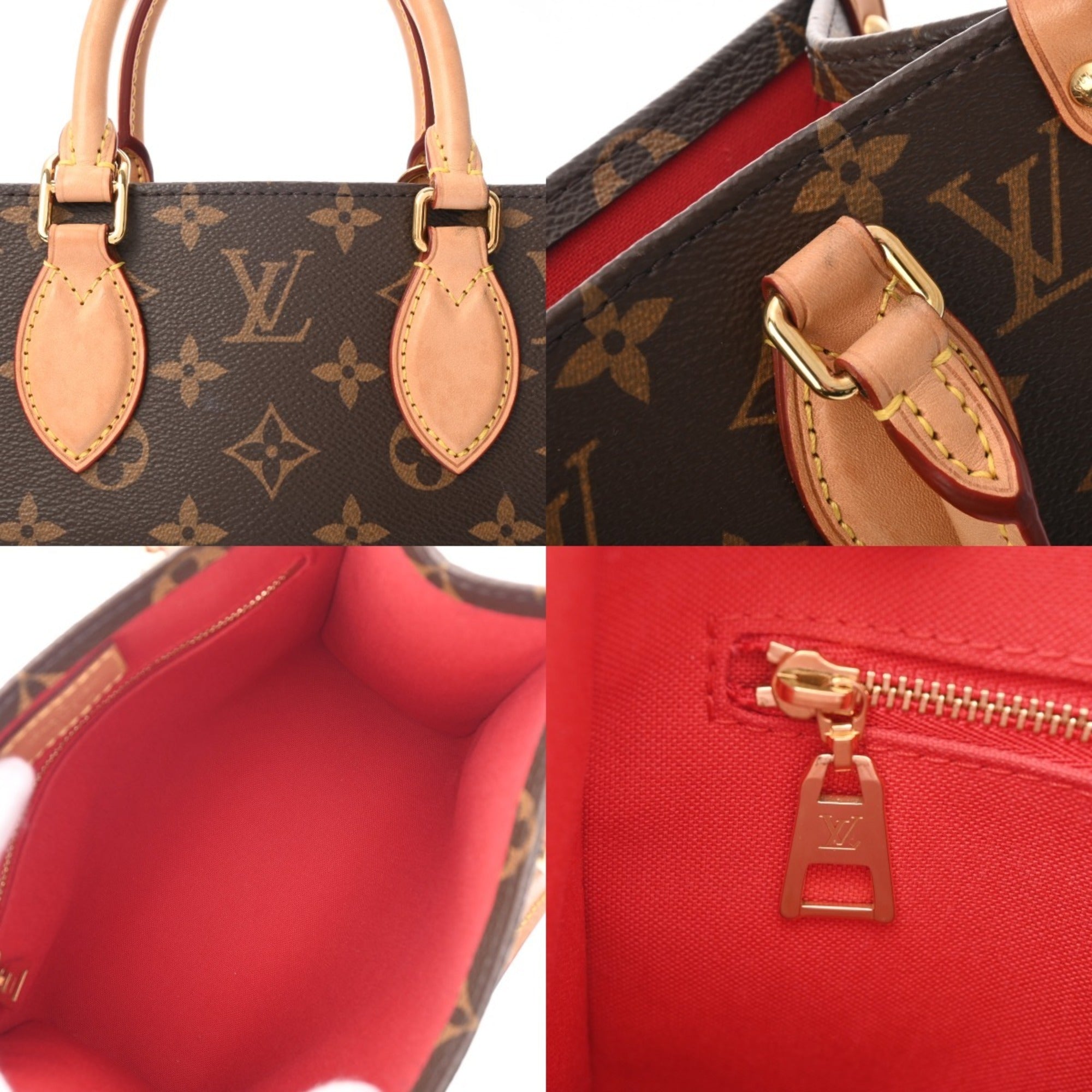Louis Vuitton Brown Monogram Canvas Tote Bag (Pre-Owned)