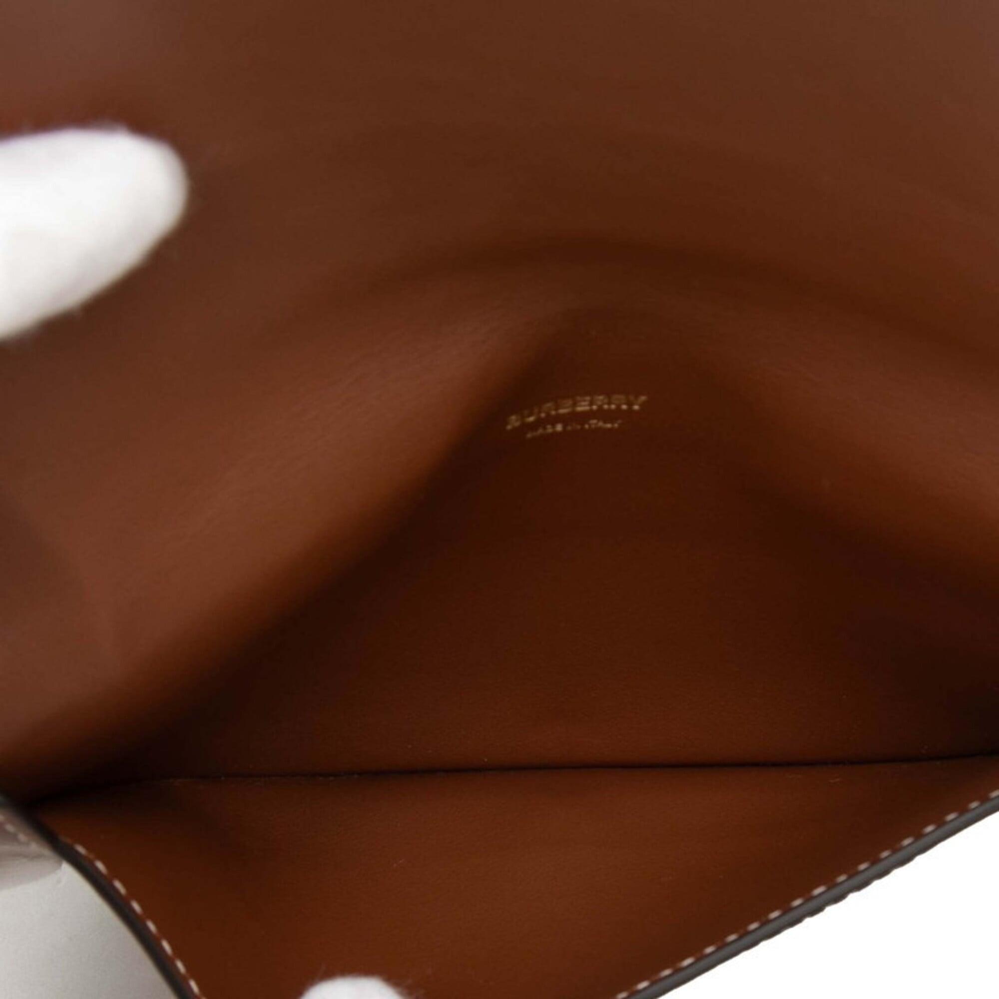 Burberry Canvas Leather Sling Bag (Pre-Owned)