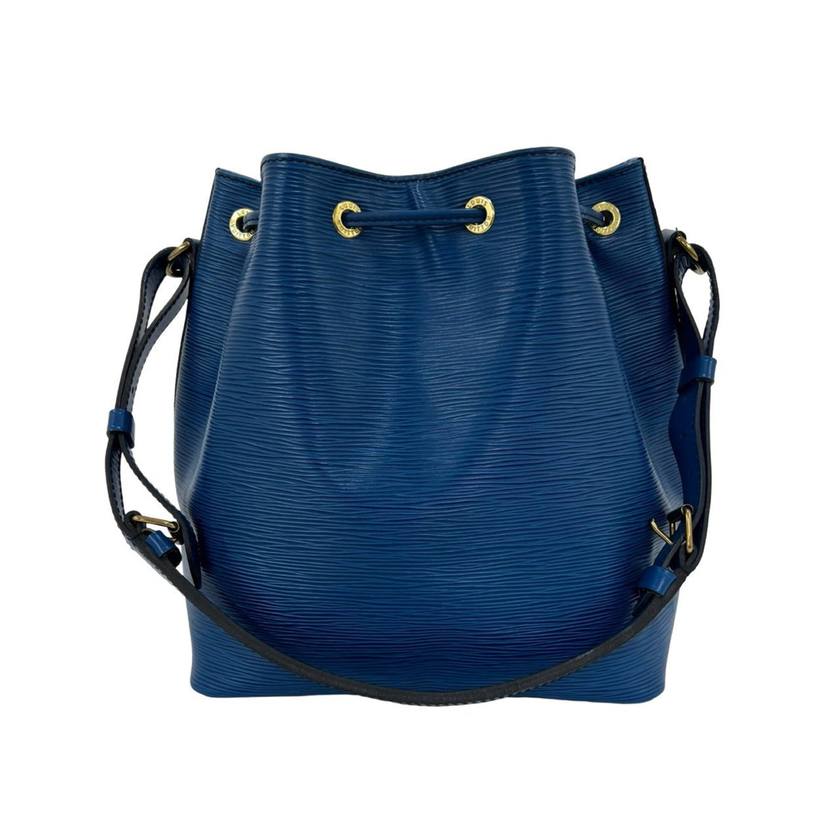 Louis Vuitton Blue Leather Shoulder Bag (Pre-Owned)