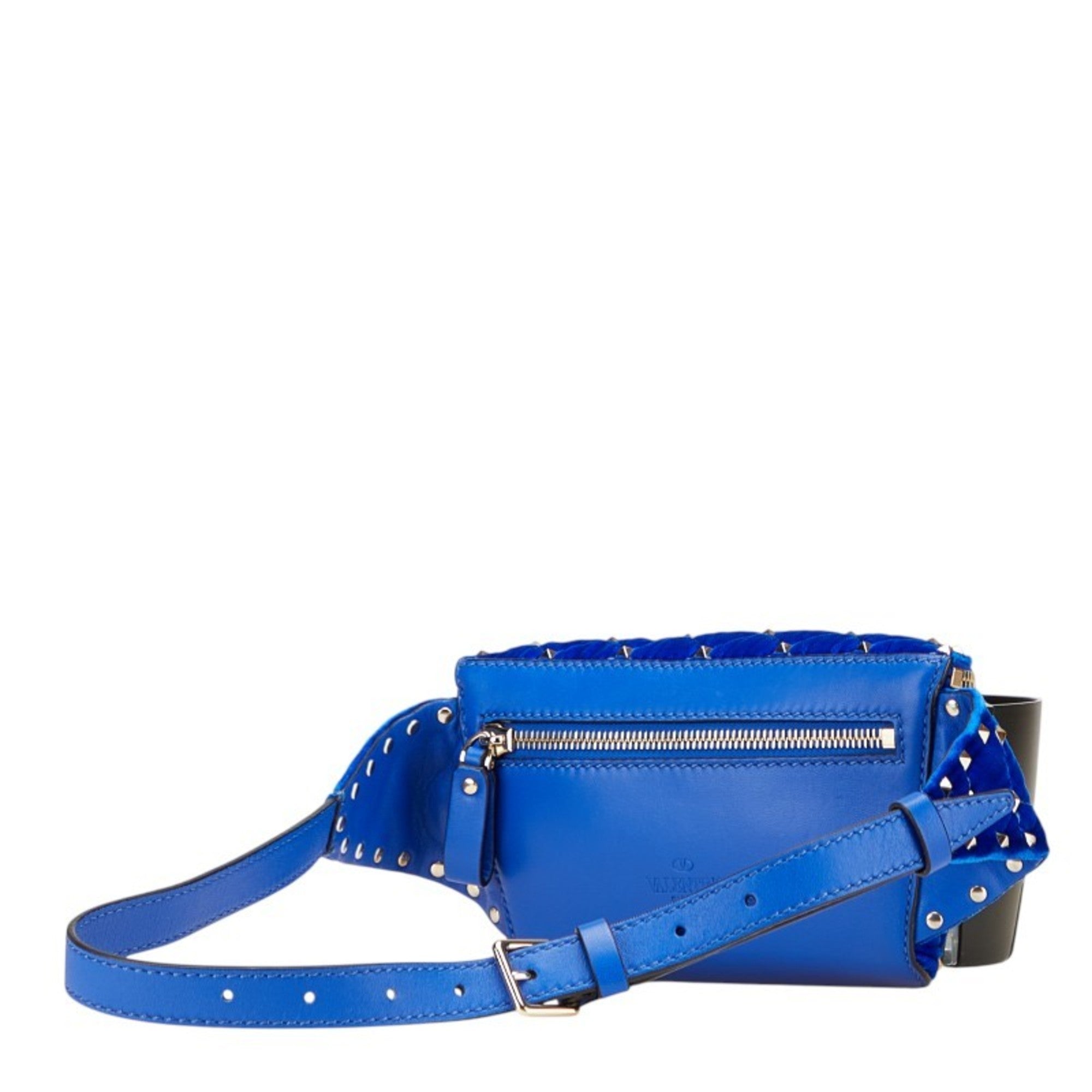 Valentino Blue Leather Fanny Pack (Pre-Owned)