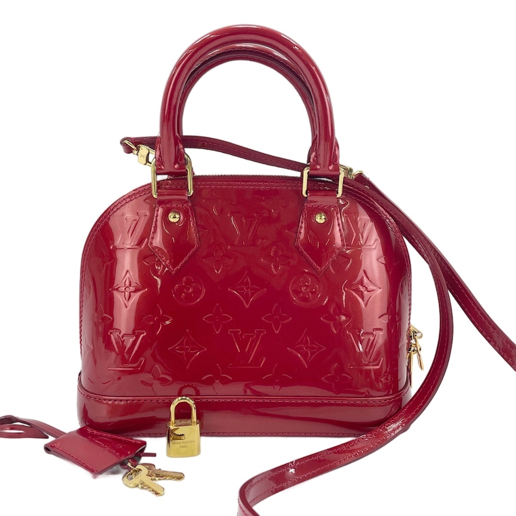 Louis Vuitton Red Color Handbag (Pre-Owned)