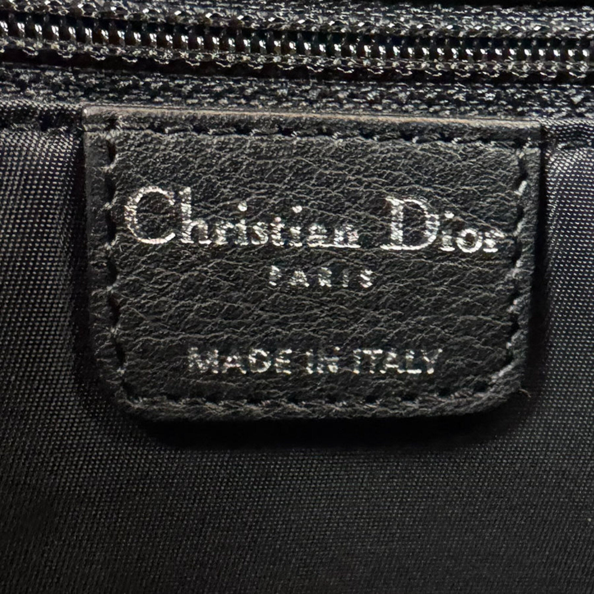 Christian Dior Black Nylon Canvas Shoulder Bag (Pre-Owned)
