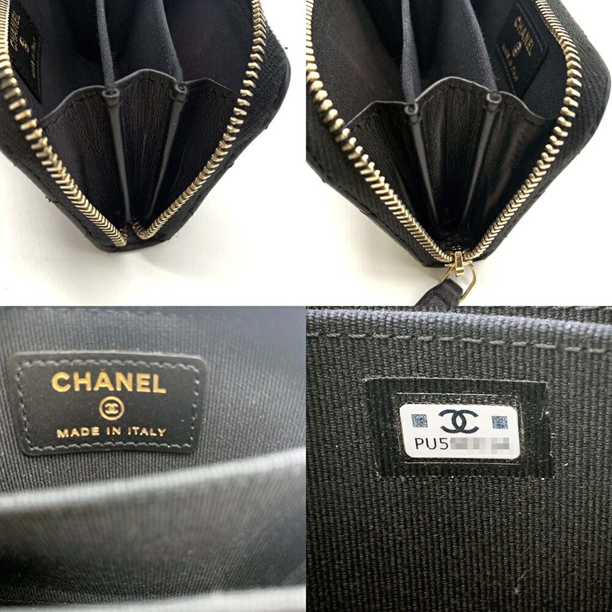 Chanel Matelasse Leather Coin Purse/Coin Case (Pre-Owned)