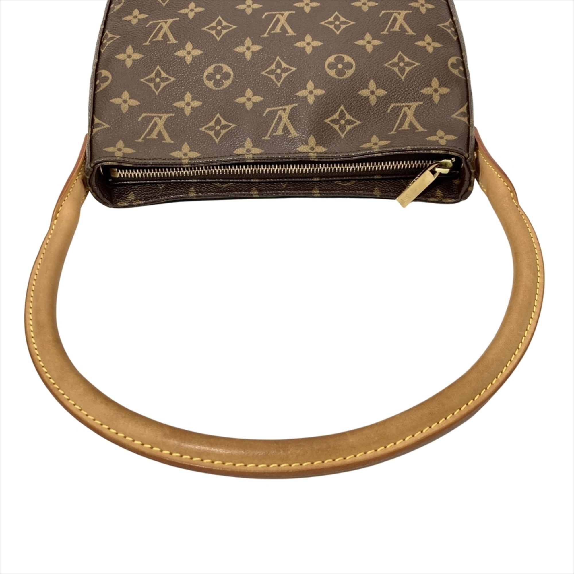 Louis Vuitton Brown Monogram Canvas Shoulder Bag (Pre-Owned)