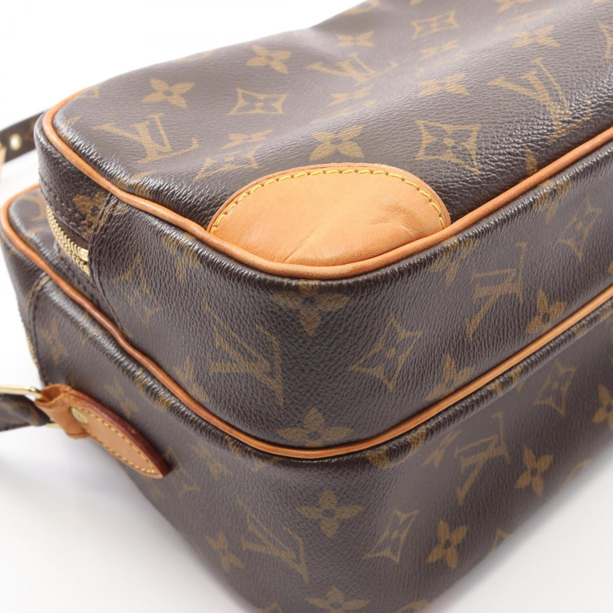 Louis Vuitton Brown Pvc Leather Handbag Shoulder Bag (Pre-Owned)