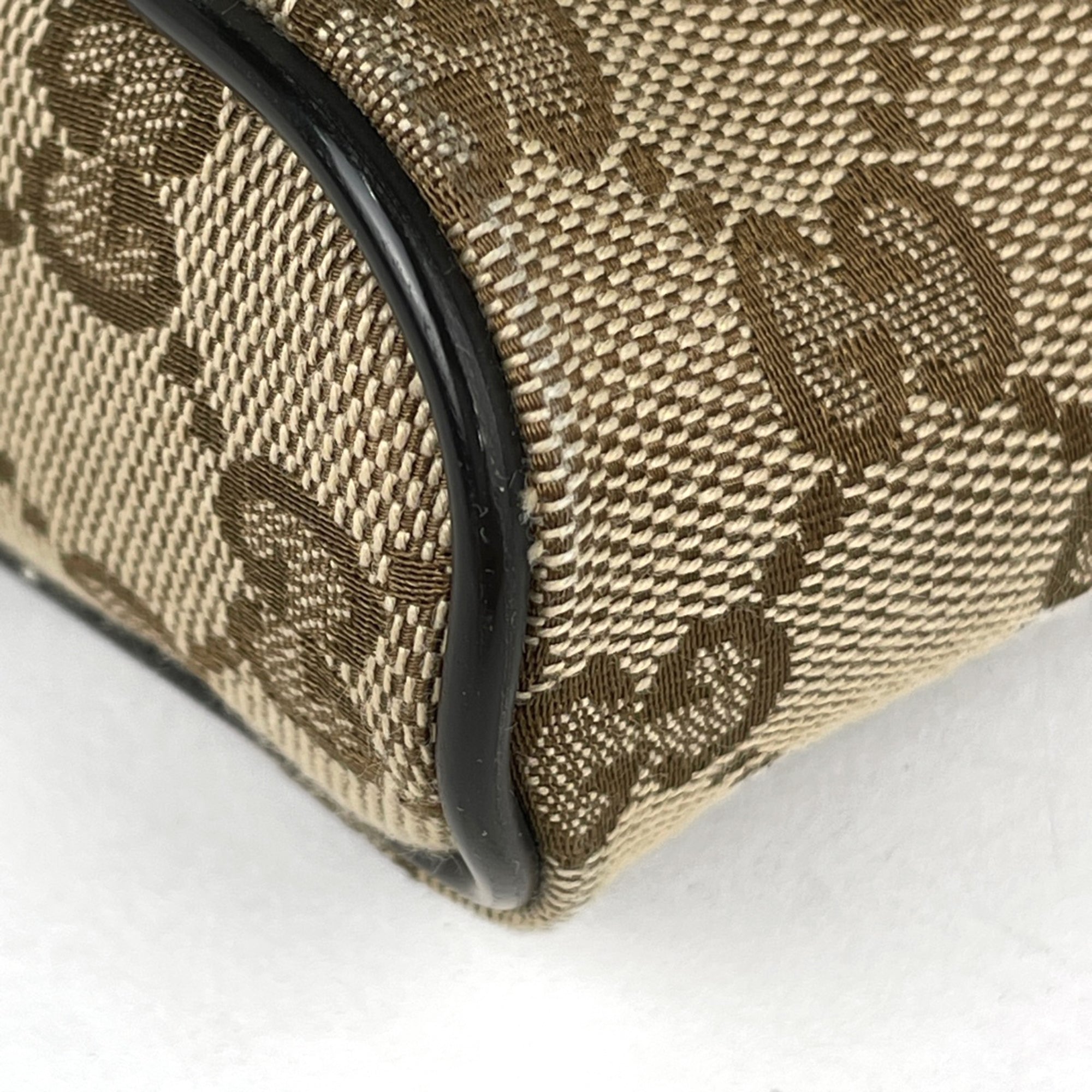 Gucci Gg Canvas Brown Gg Canvas Sling Bag (Pre-Owned)
