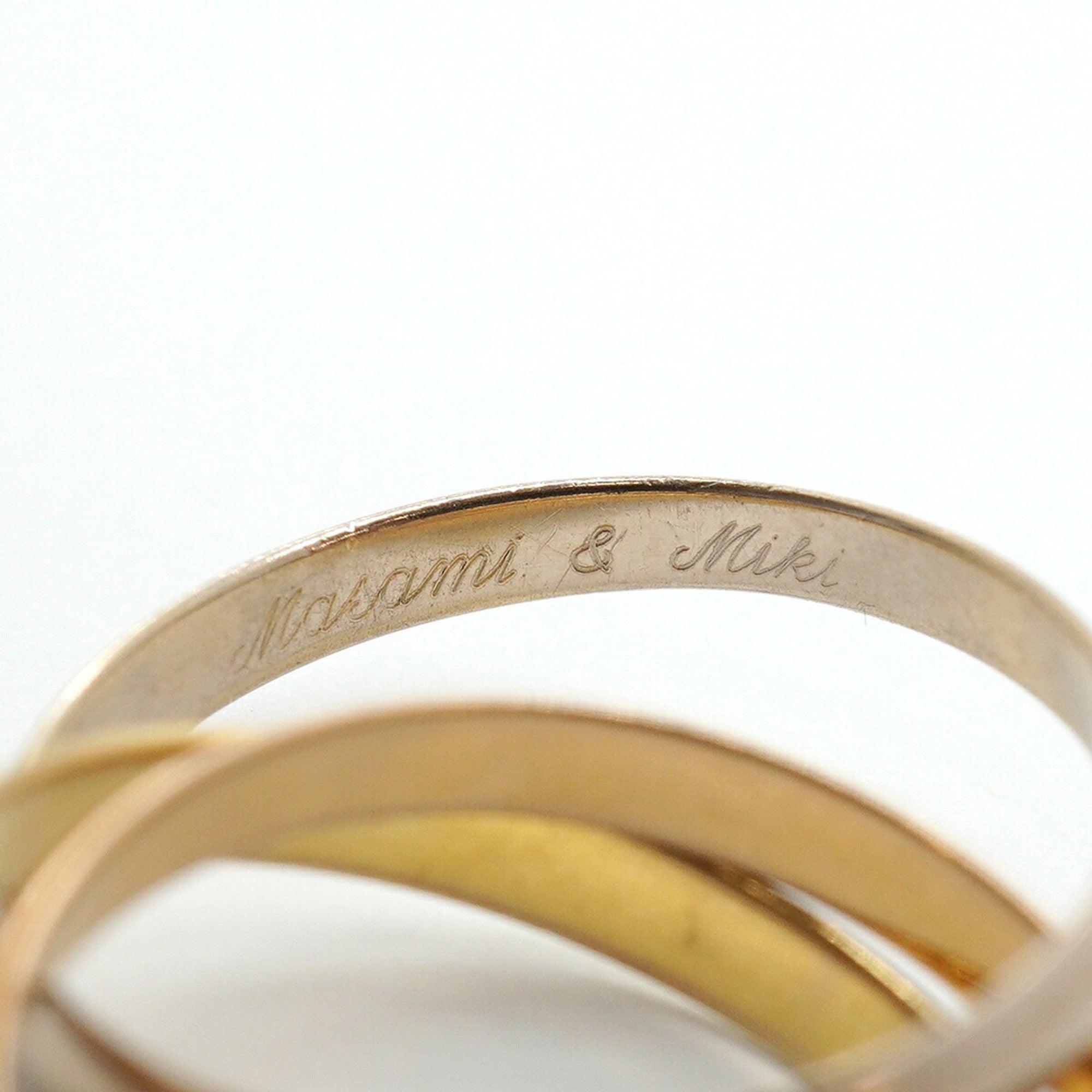 Cartier Yellow Gold (18K) Pink Gold (18K) White Gold (18K) Band Ring (Pre-Owned)
