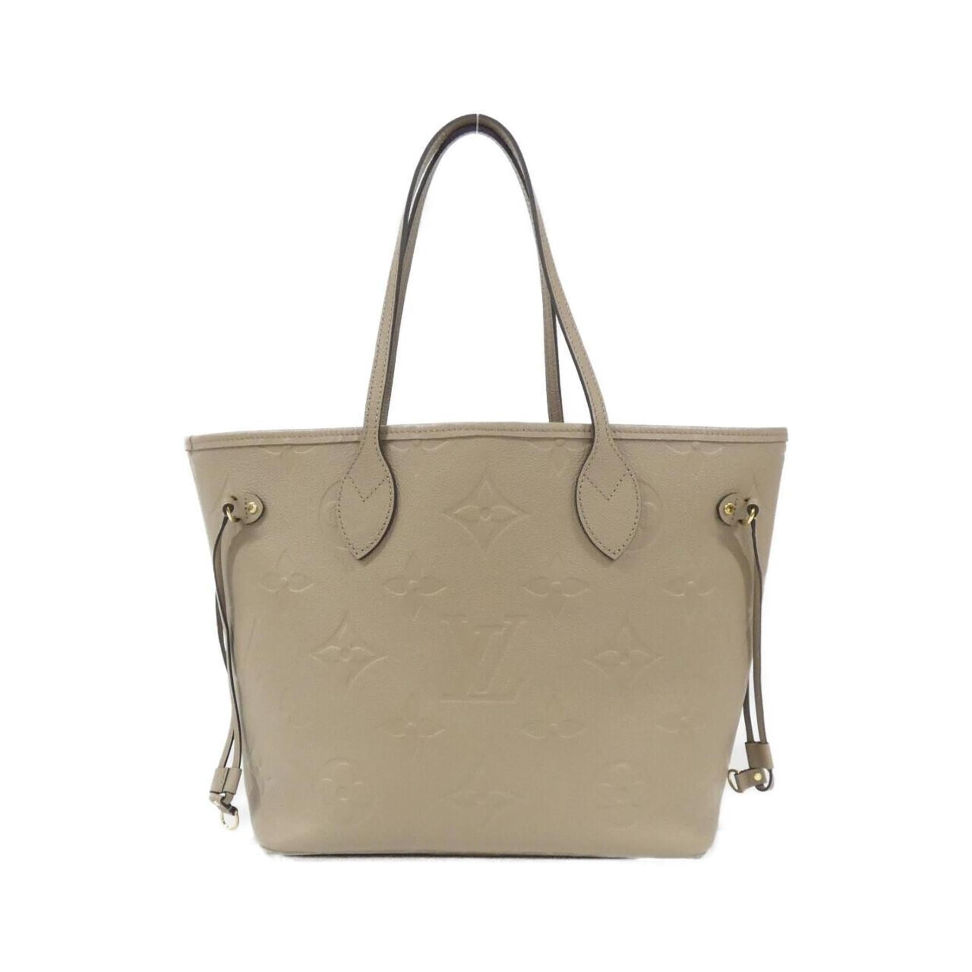 Louis Vuitton Tourterelle Leather Handbag Pouch (Pre-Owned)