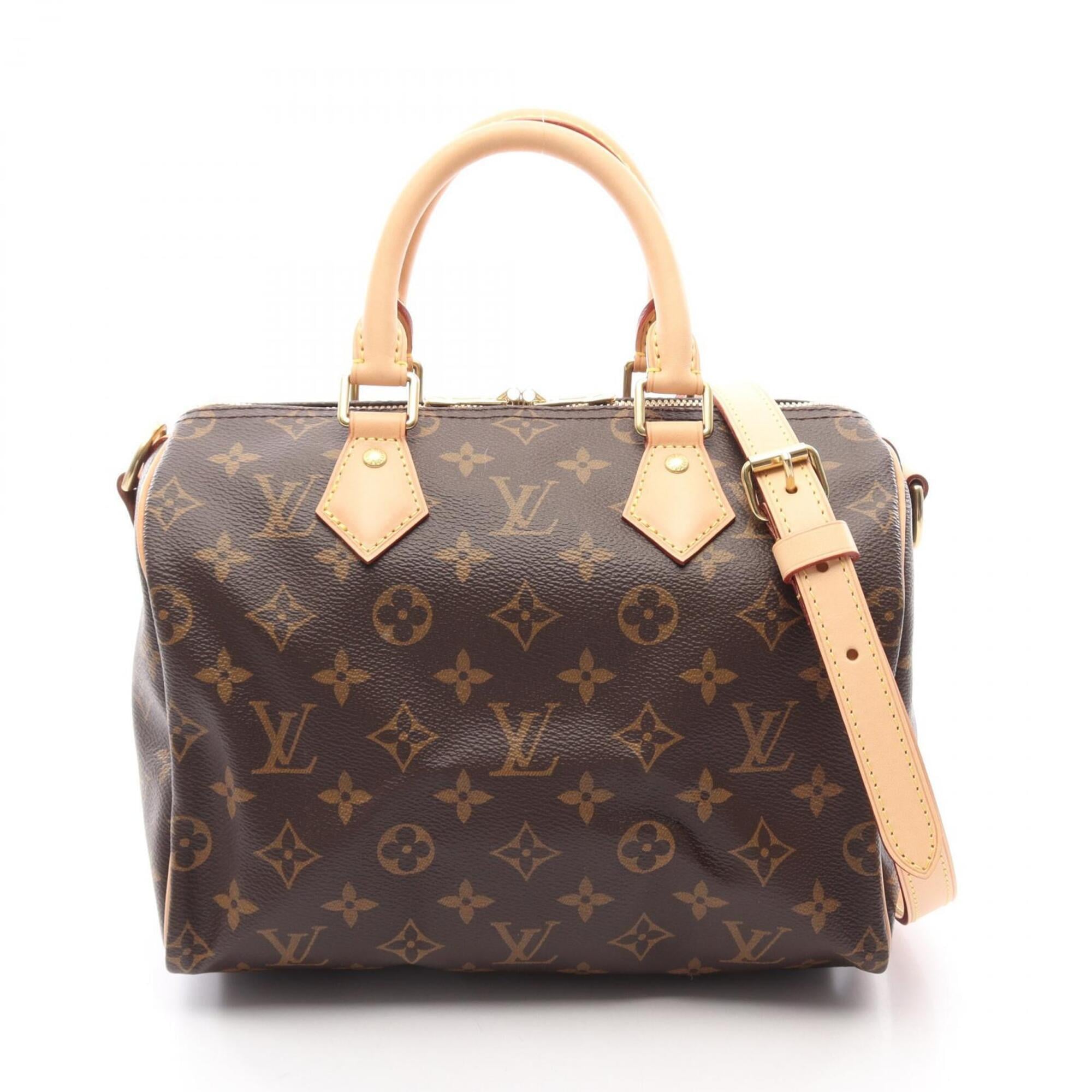 Louis Vuitton Brown Monogram Leather Handbag (Pre-Owned)