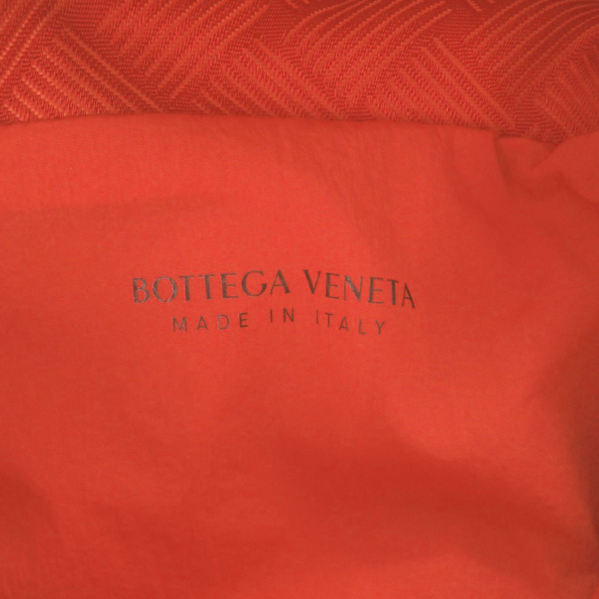 Bottega Veneta Orange Nylon Sling Bag (Pre-Owned)