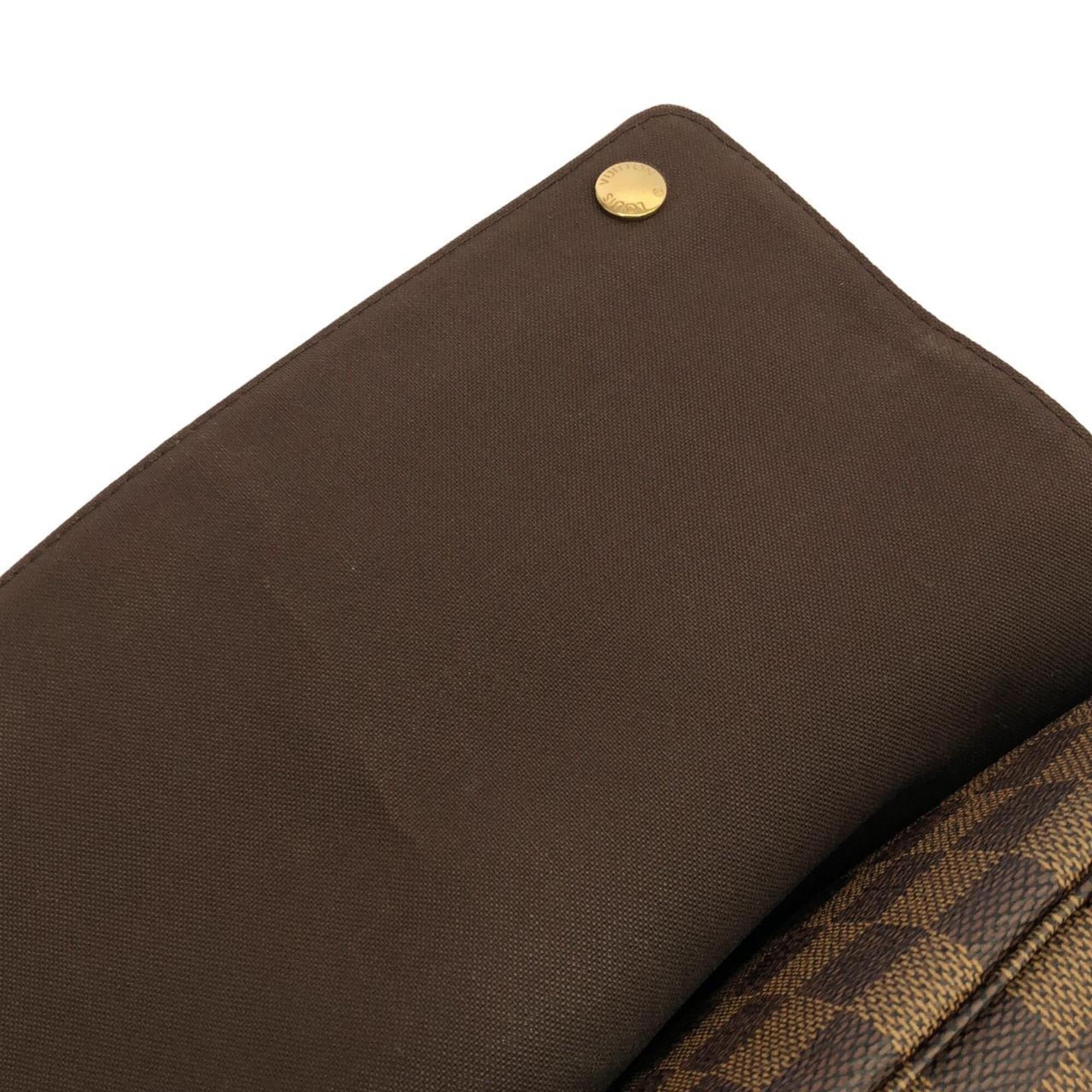 Louis Vuitton Ebene Coated Canvas Shoulder Bag (Pre-Owned)