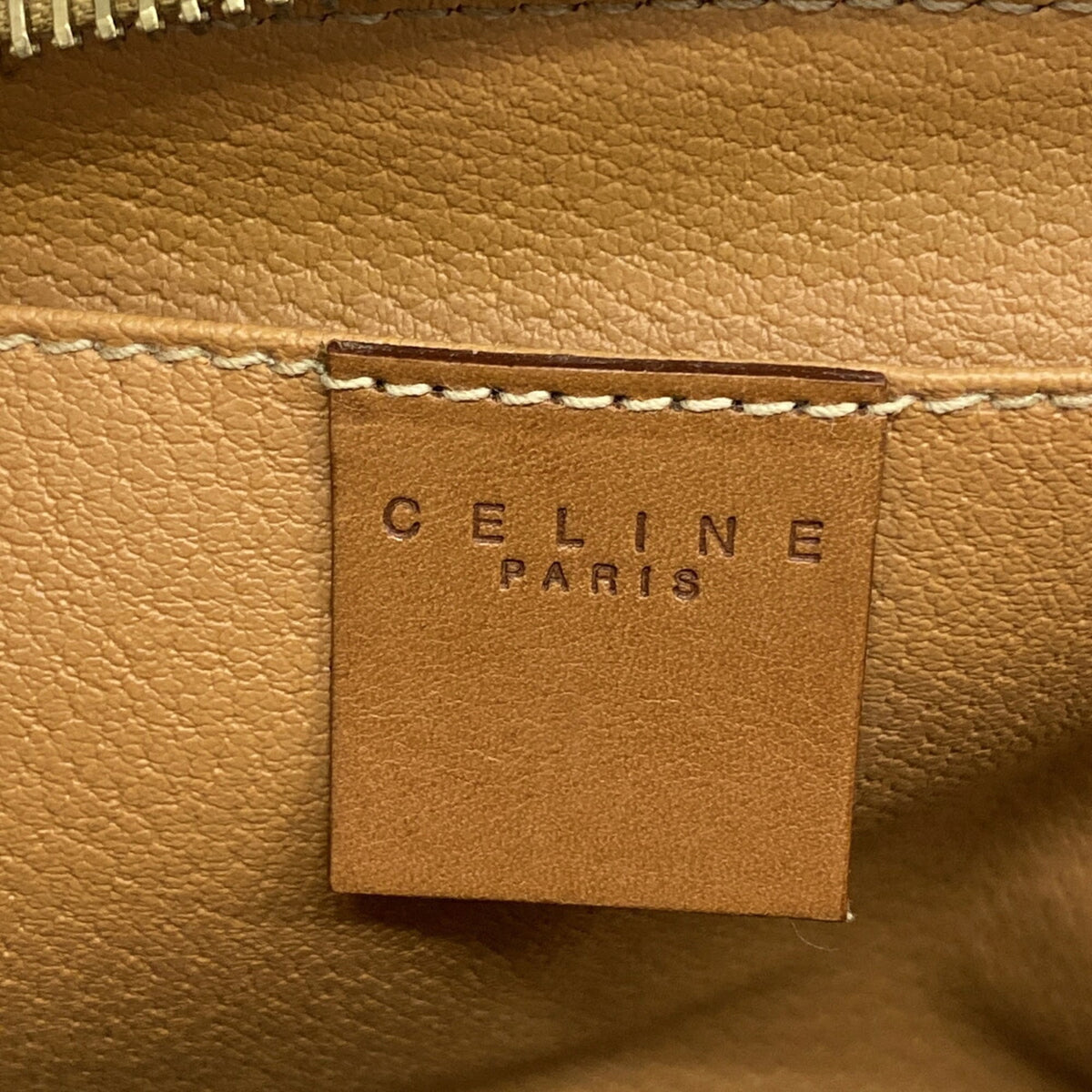 Celine Brown Pvc Pouch (Pre-Owned)