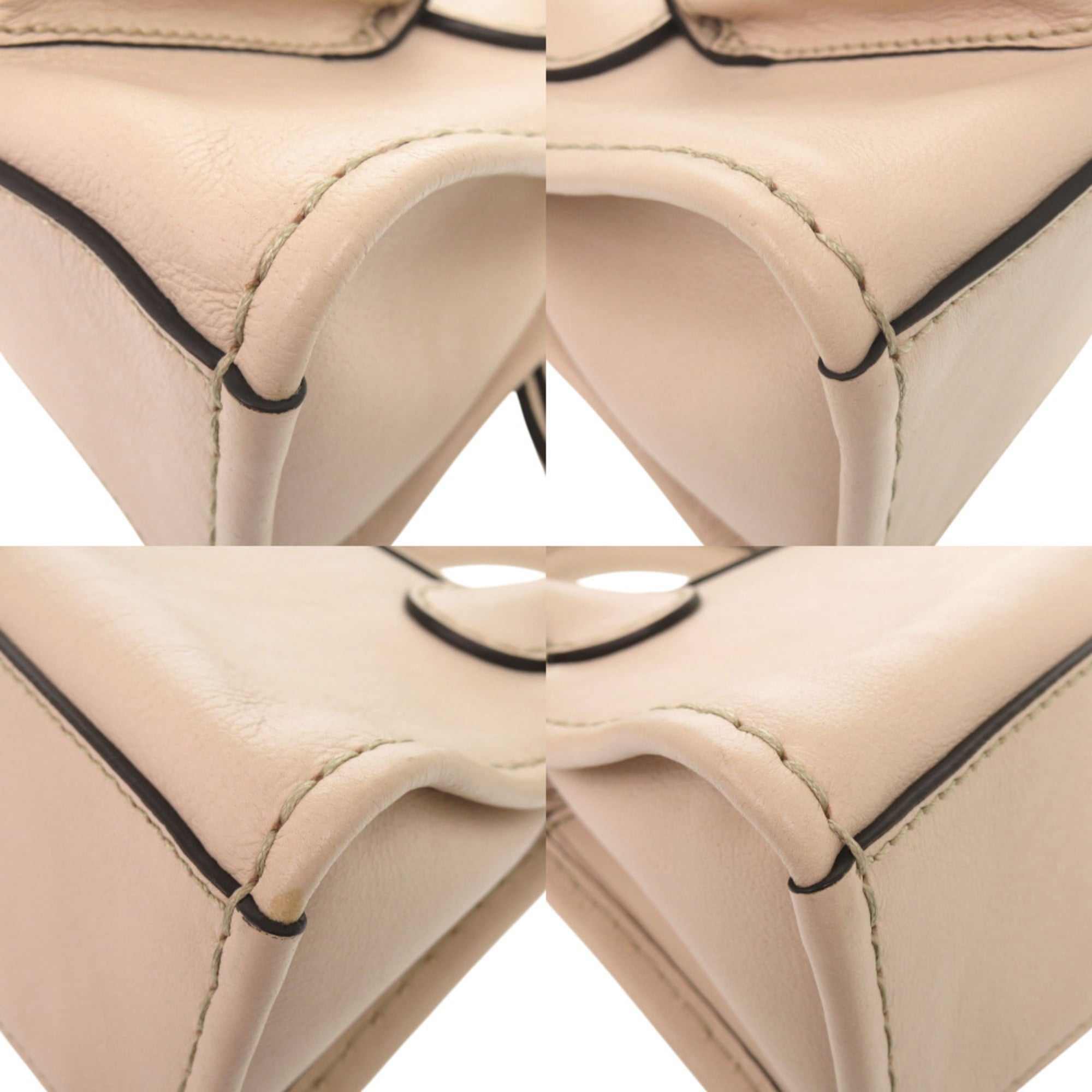 Chloé Pink Leather Handbag Shoulder Bag (Pre-Owned)