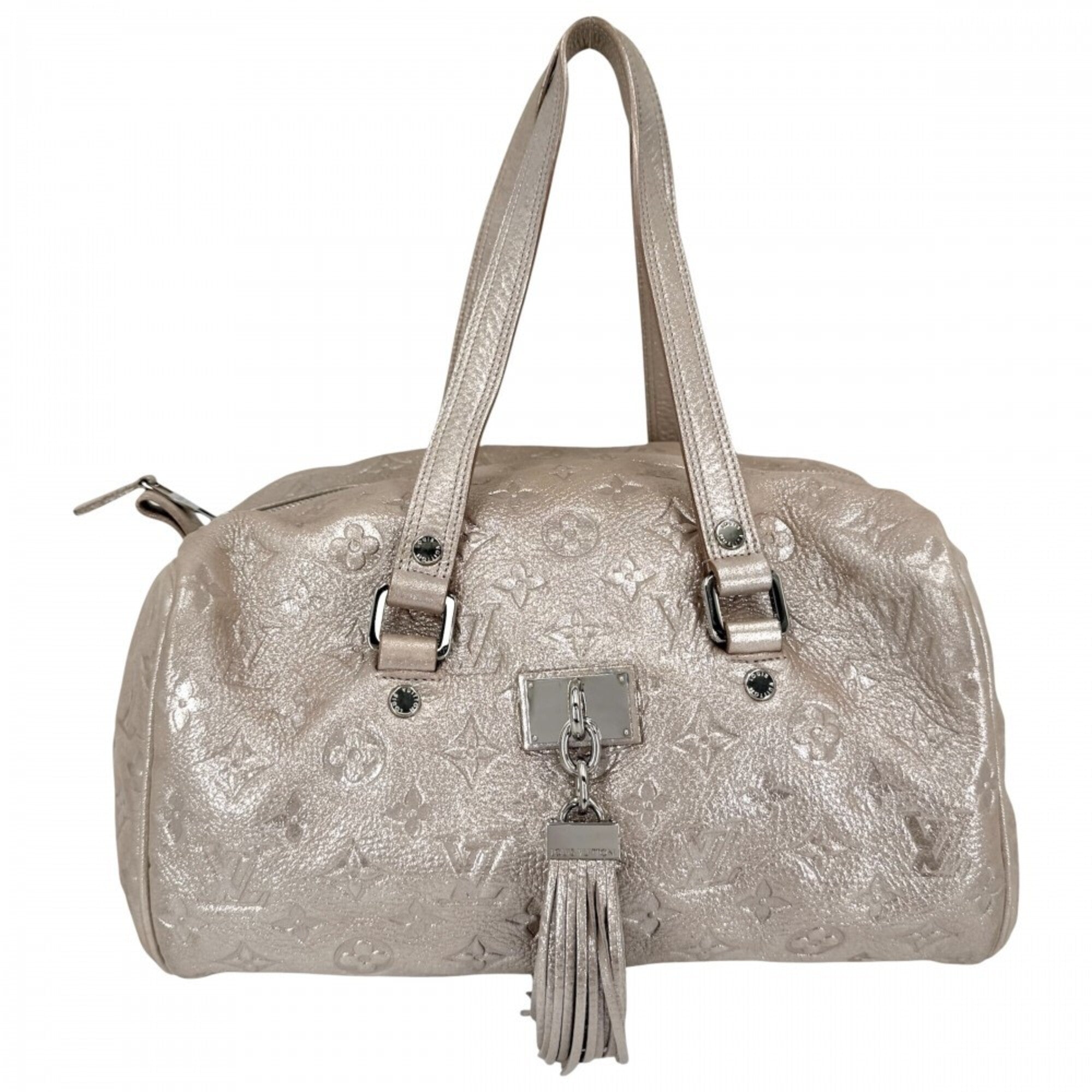 Louis Vuitton Light Pink Monogram Shimmer Handbag Tote Bag (Pre-Owned)