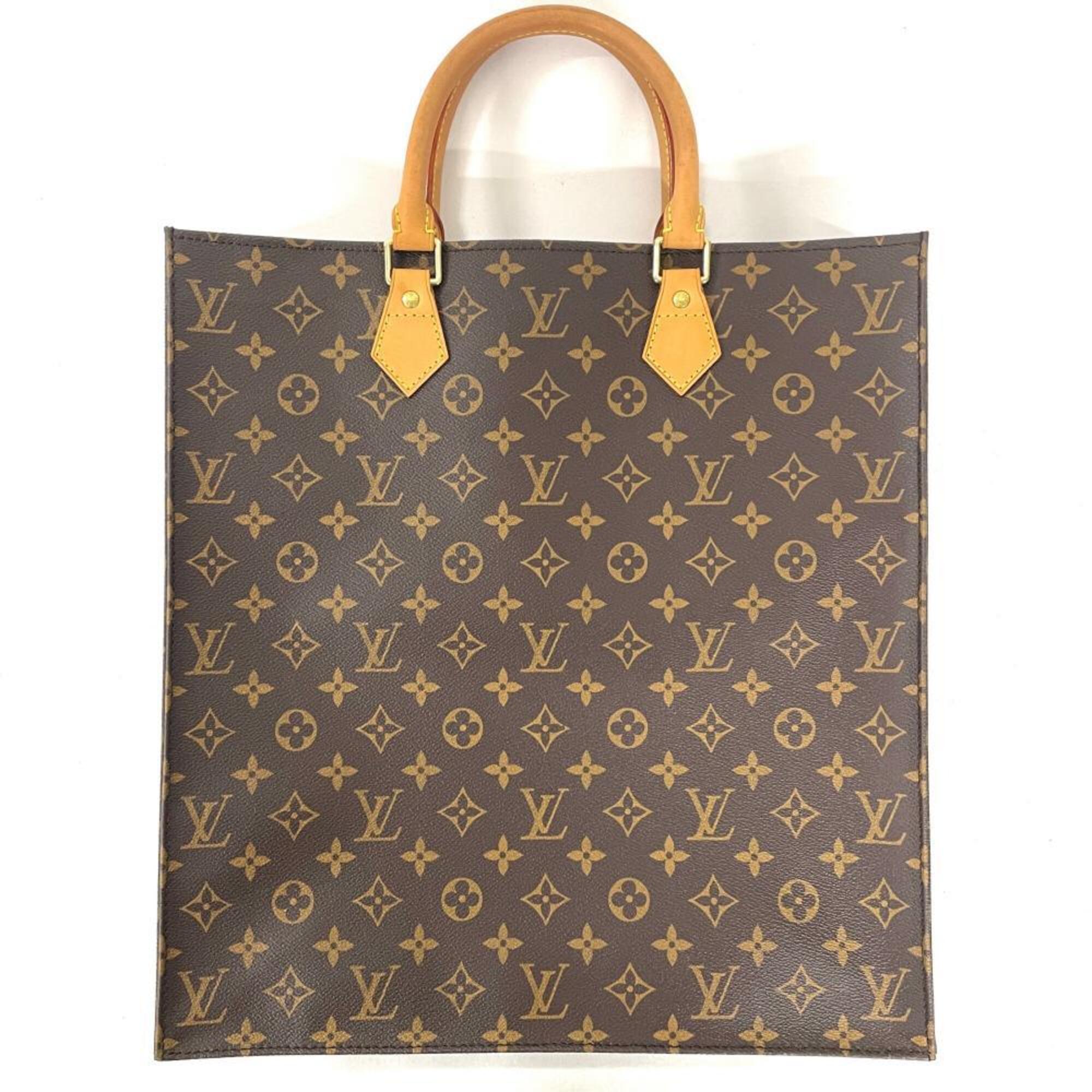 Louis Vuitton Brown Monogram Canvas Handbag (Pre-Owned)