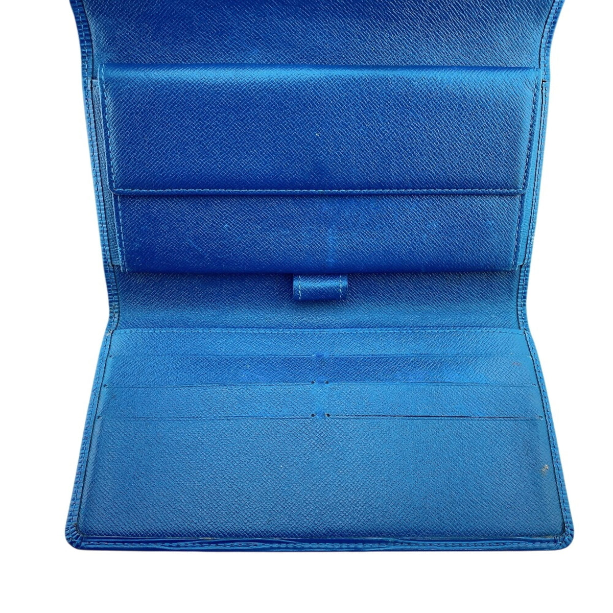 Louis Vuitton Epi Blue Epi Leather Long Wallet (Bi-Fold) (Pre-Owned)