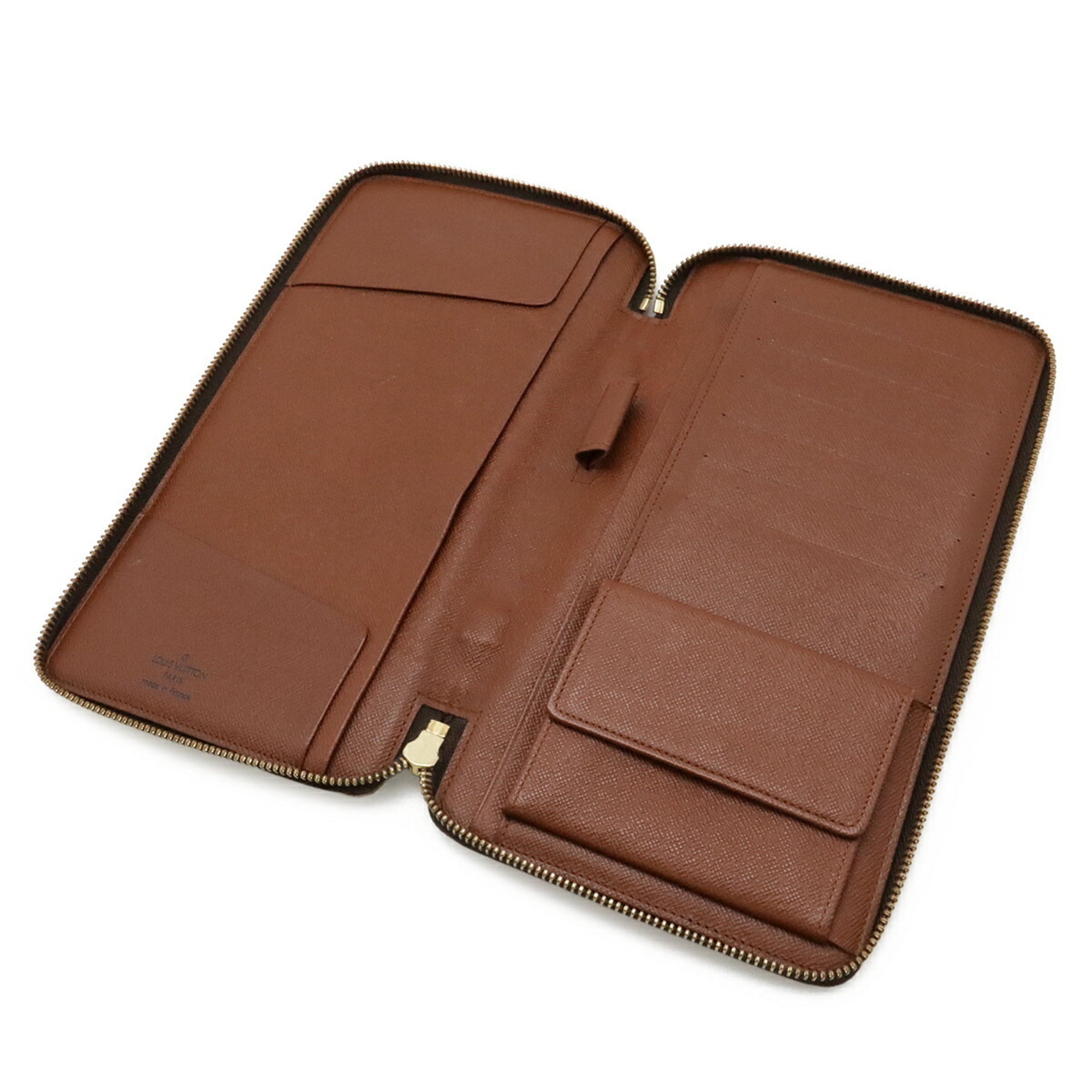 Louis Vuitton Brown Monogram White Monogram Clutch Bag (Pre-Owned)
