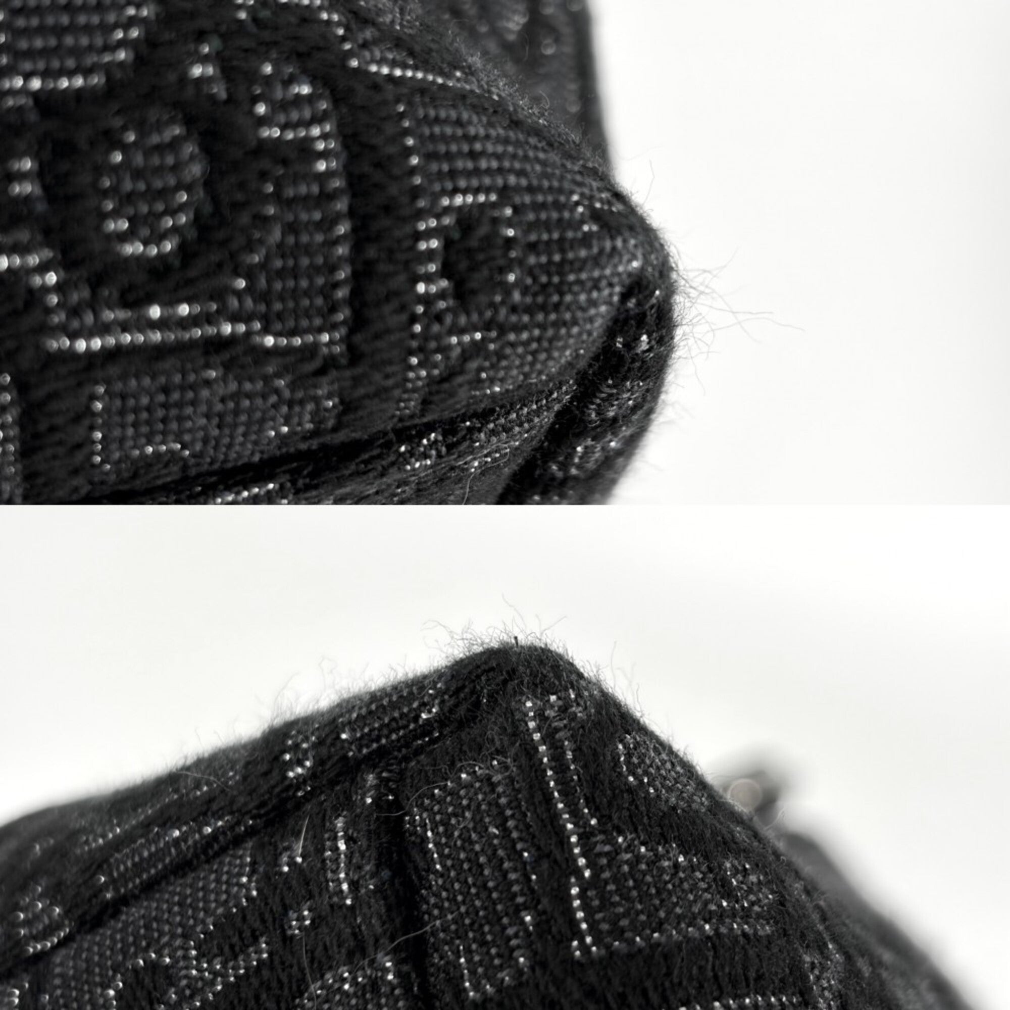 Christian Dior Black Canvas Shoulder Bag (Pre-Owned)