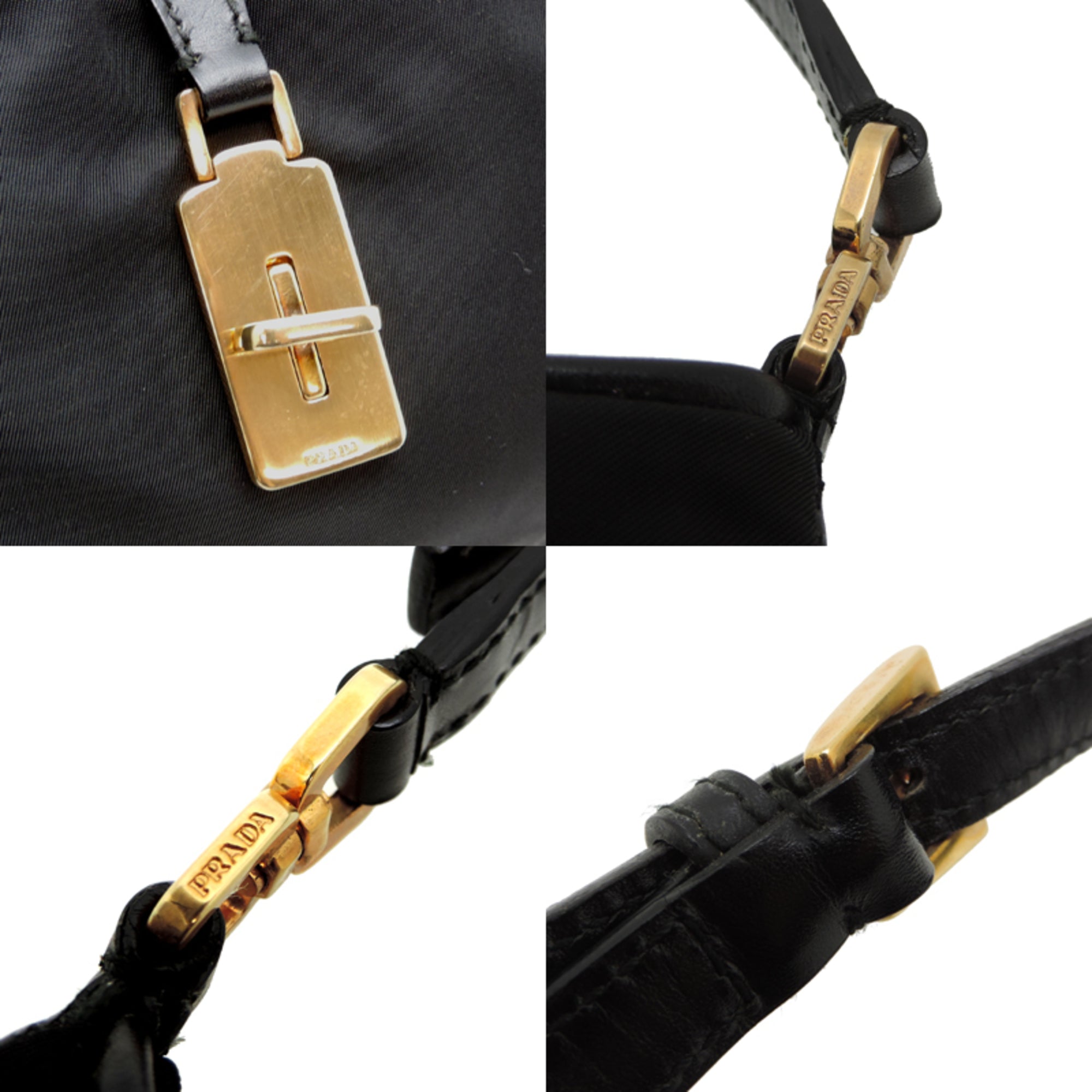 Prada Black Nero Nylon Shoulder Bag (Pre-Owned)