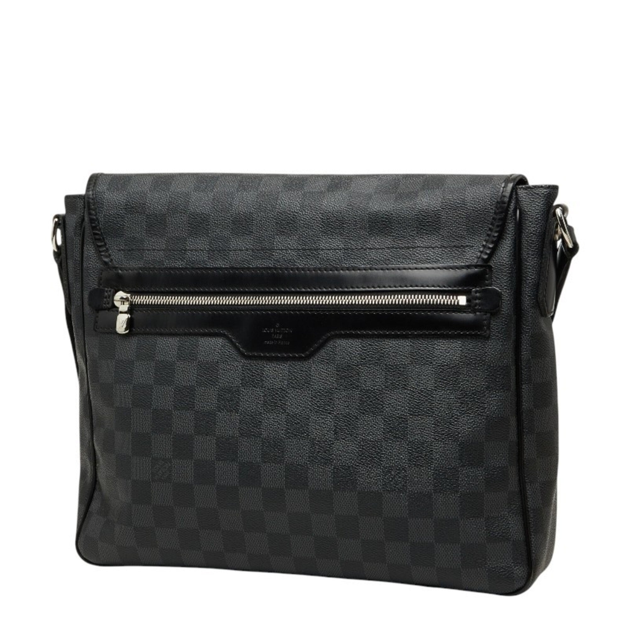 Louis Vuitton Black Pvc Leather Shoulder Bag (Pre-Owned)