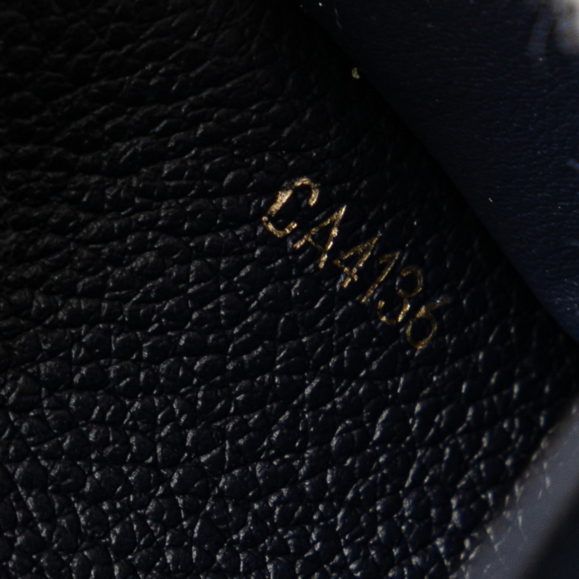 Louis Vuitton Monogram Empreinte Marine Rouge Navy Leather Long Wallet (Bi-Fold) (Pre-Owned)