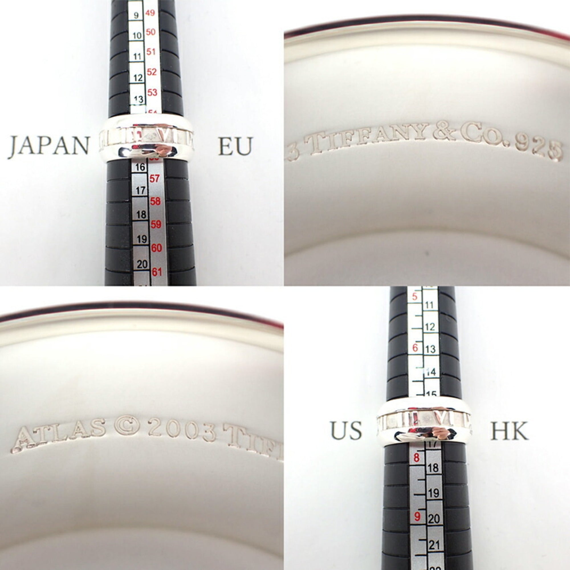 Tiffany Sterling Silver 925 Band Ring (Pre-Owned)