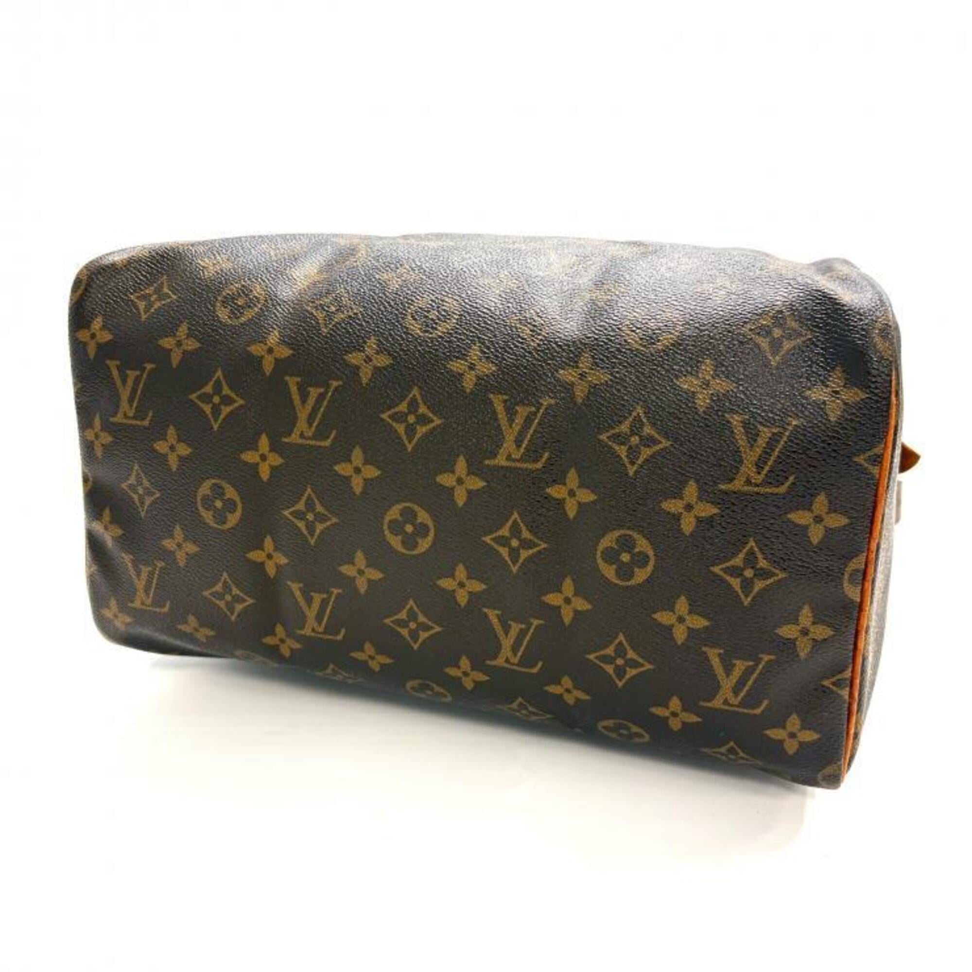Louis Vuitton Beige Brown Monogram Handbag (Pre-Owned)