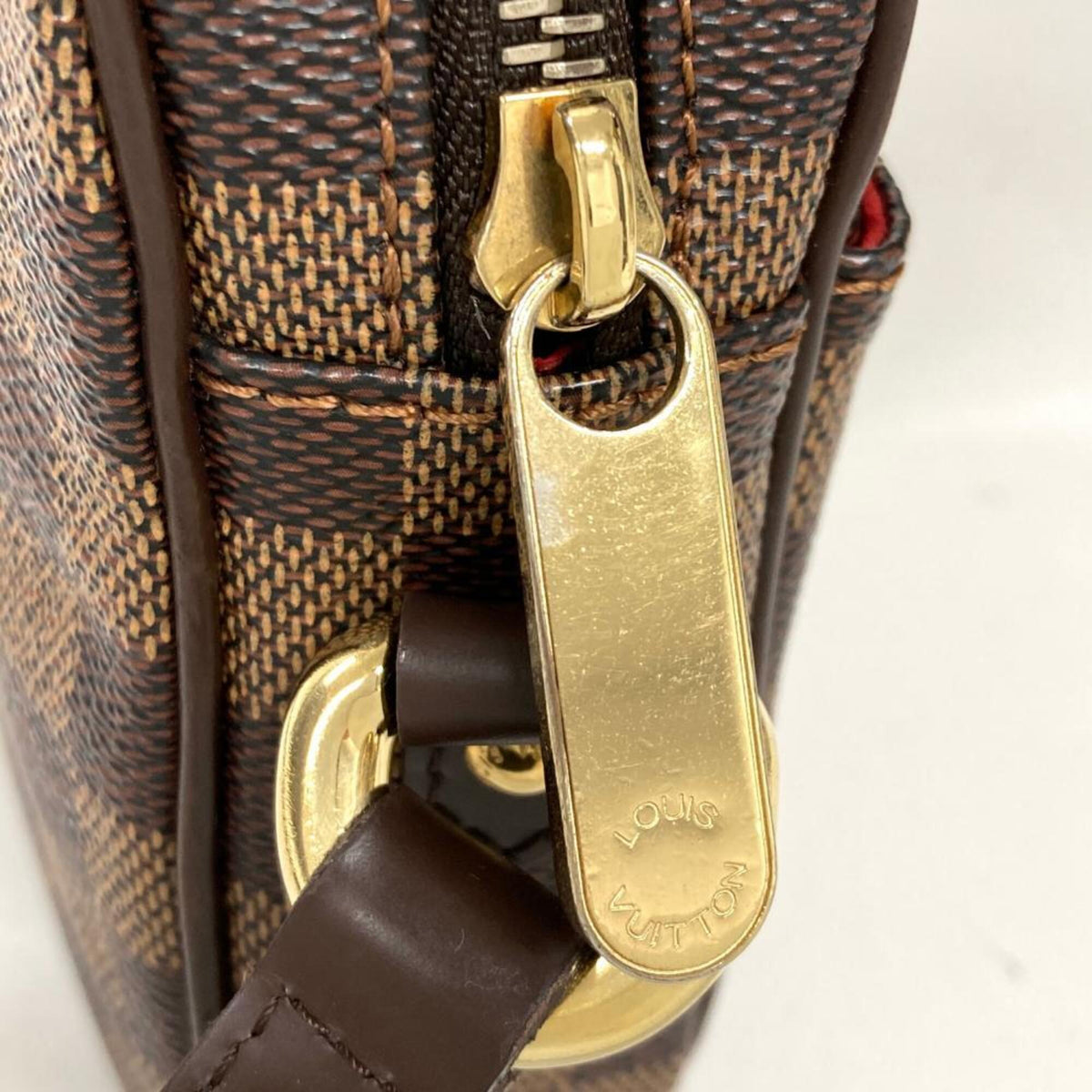 Louis Vuitton Brown Damier Canvas Ebene Galle Damier Canvas Shoulder Bag (Pre-Owned)