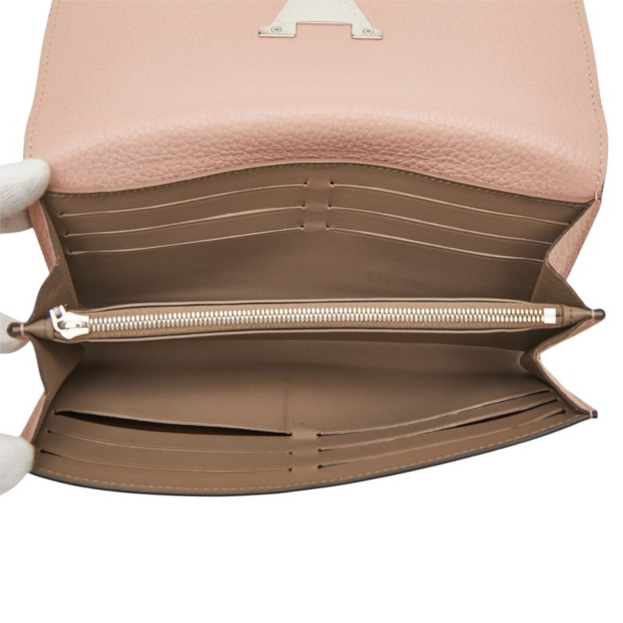Louis Vuitton Magnolia Pink Long Wallet (Tri-Fold) (Pre-Owned)