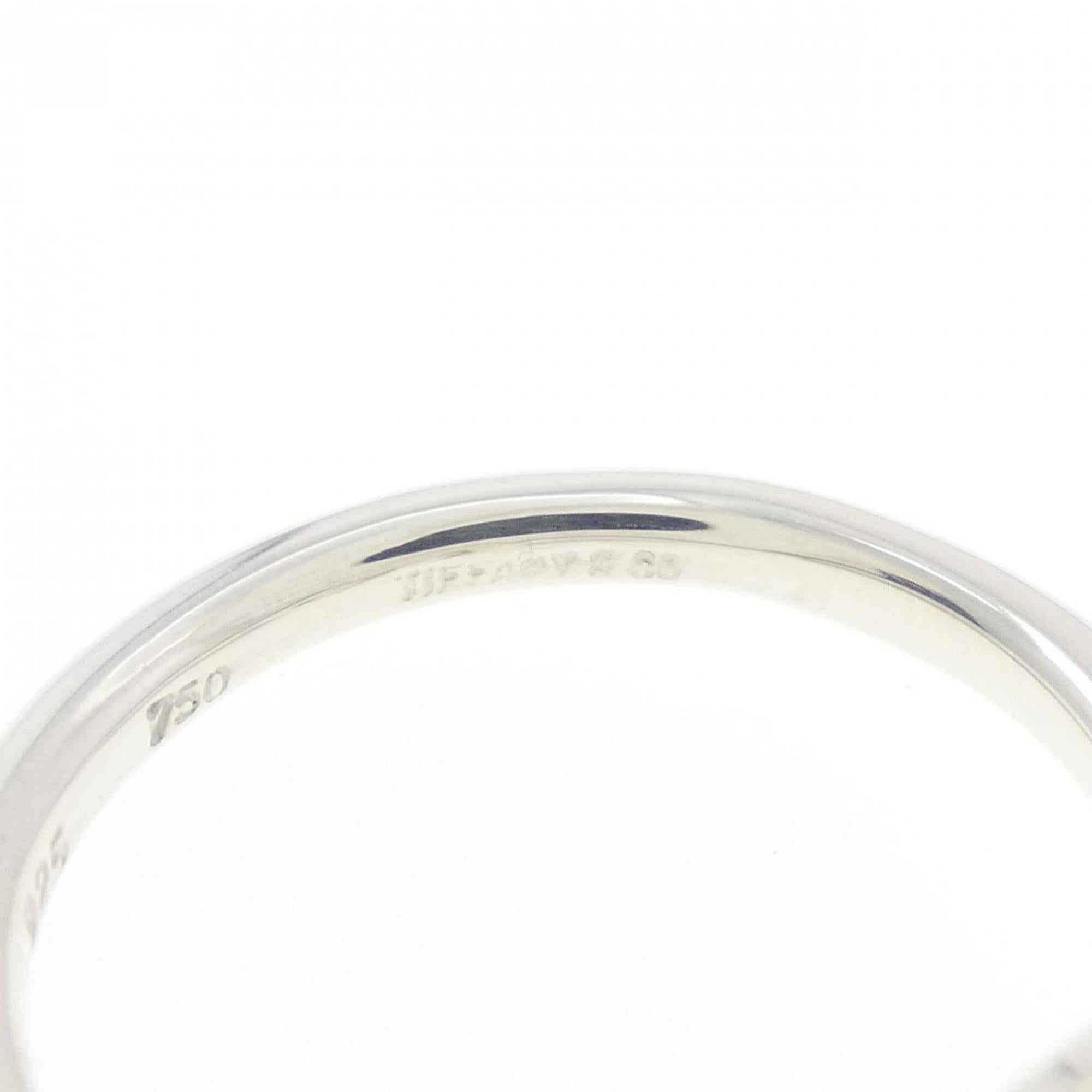 Tiffany Silver Yellow Gold Yellow Gold (18K) Silver 925 Band Ring (Pre-Owned)