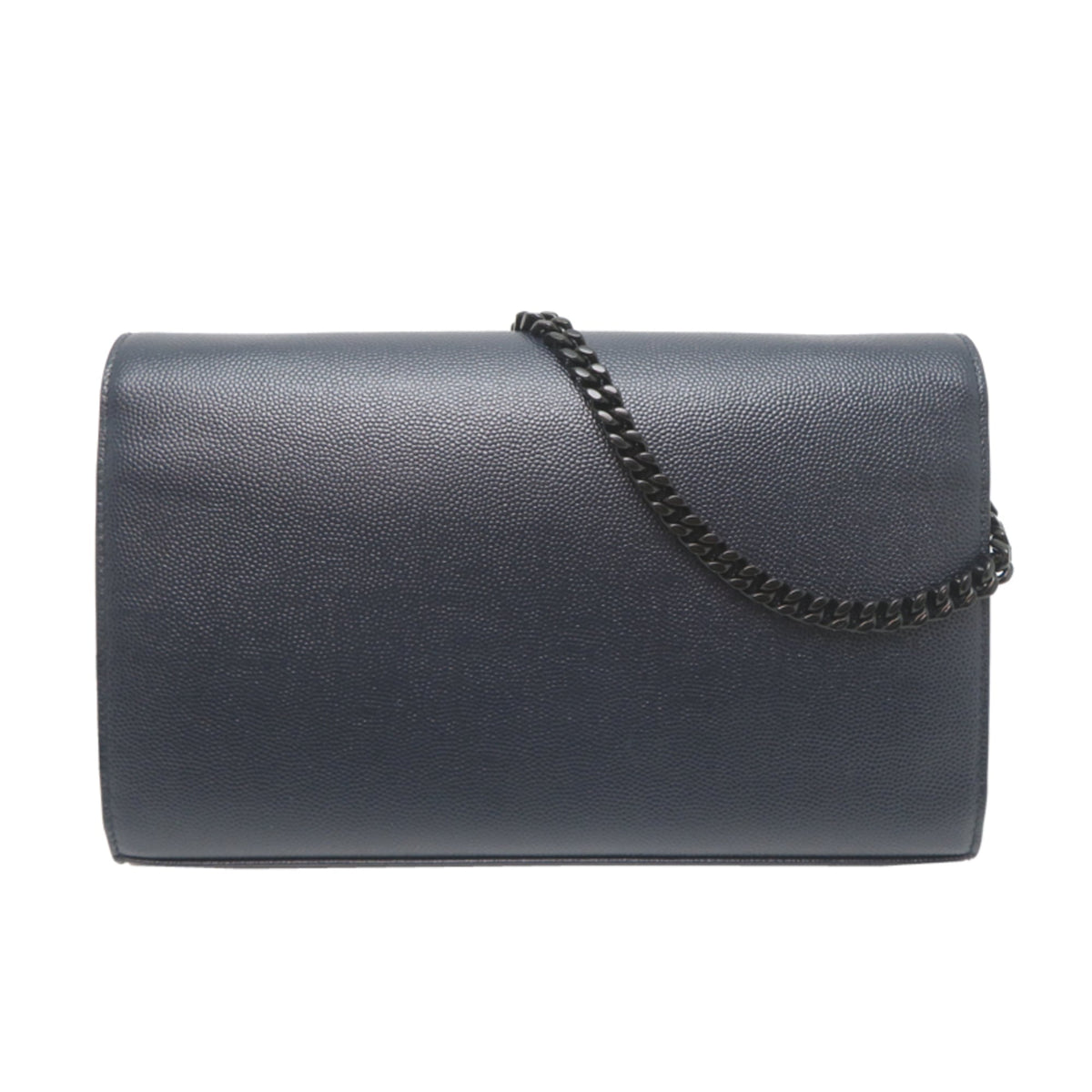 Saint Laurent Navy Leather Shoulder Bag (Pre-Owned)
