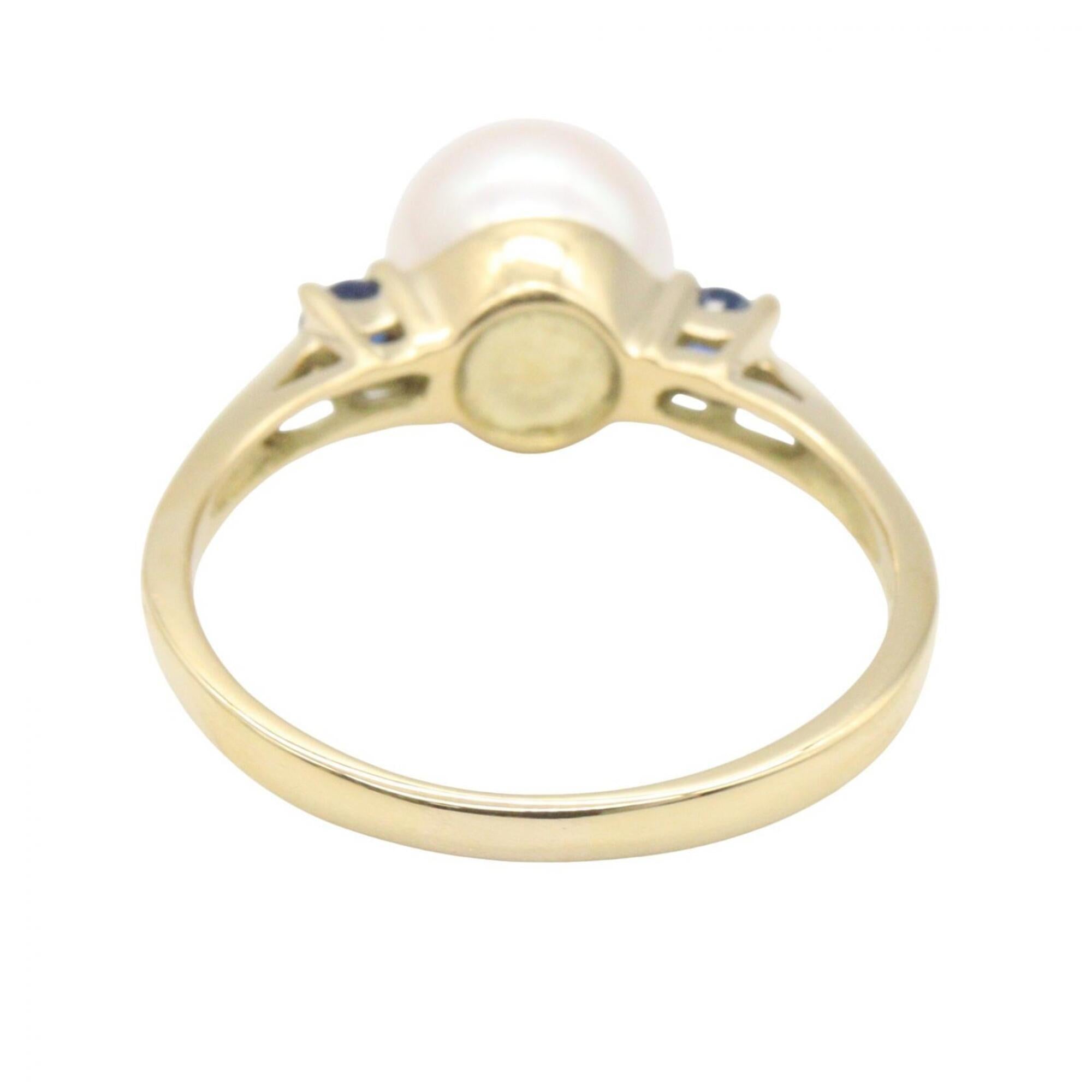Tiffany Gold White Band Ring (Pre-Owned)