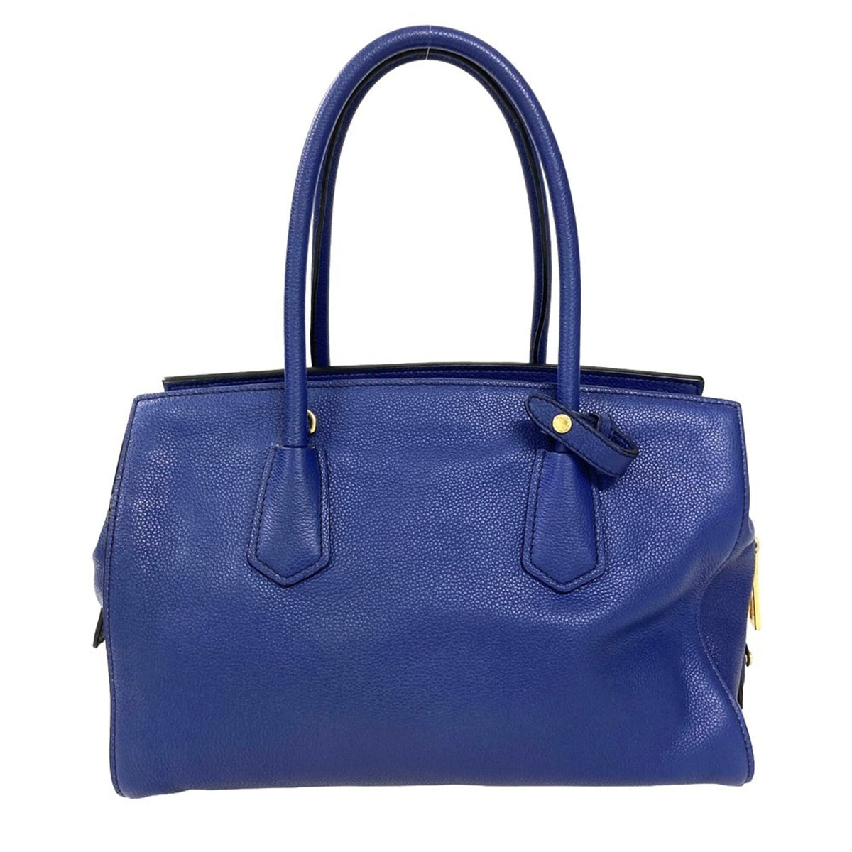 Prada Blue Leather Handbag (Pre-Owned)