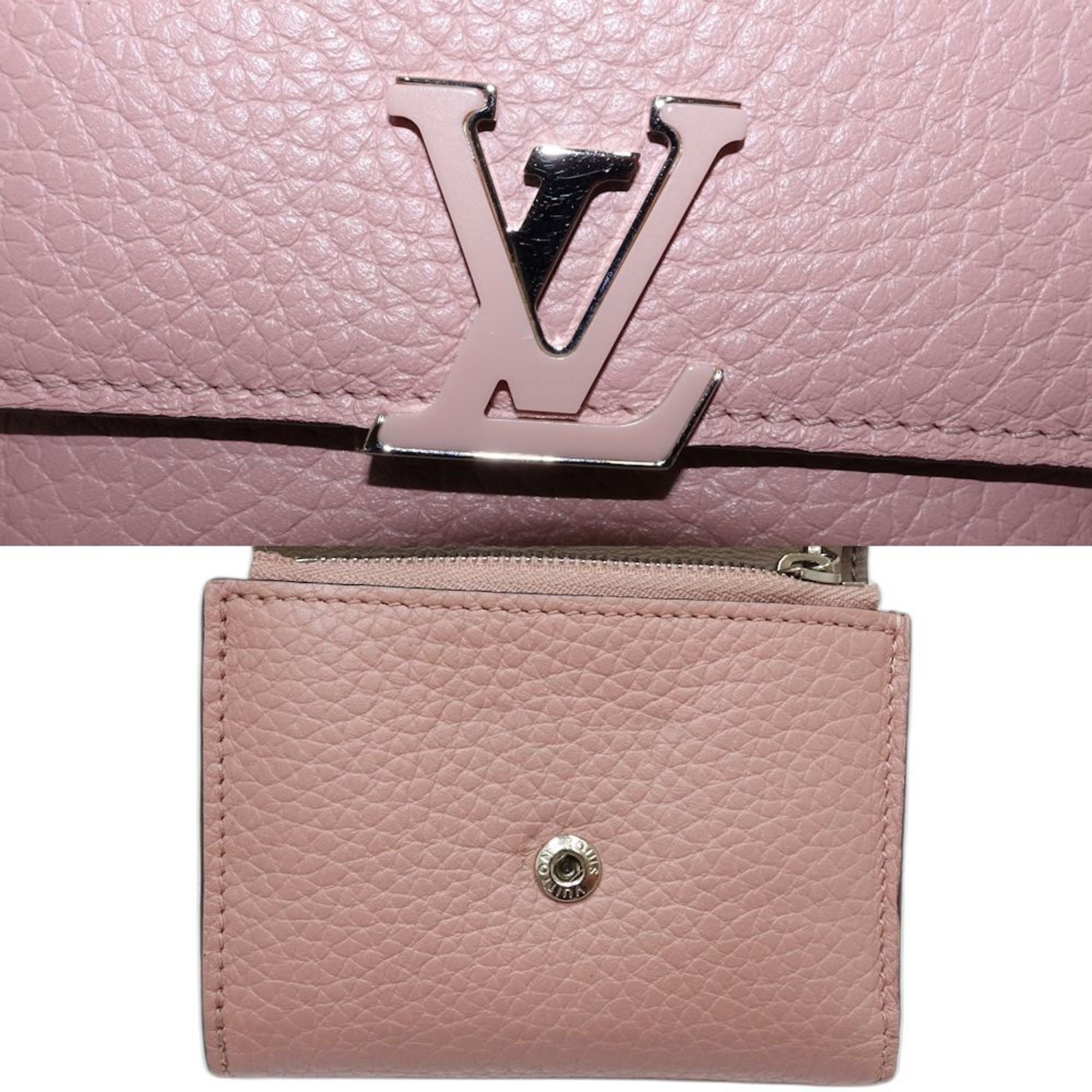 Louis Vuitton Magnolia Leather Wallet (Tri-Fold) (Pre-Owned)