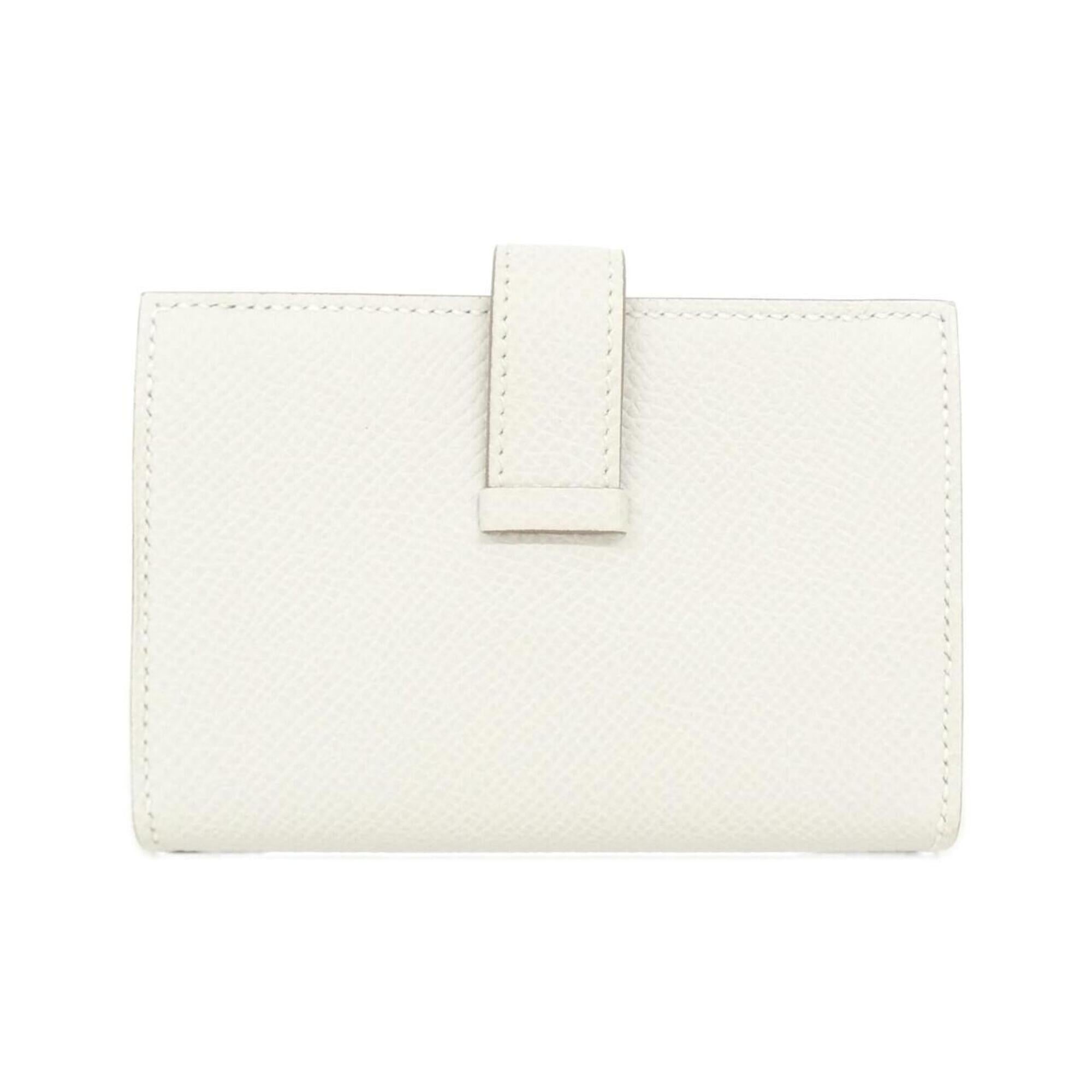 Hermes White Epsom Leather Wallet (Bi-Fold) (Pre-Owned)