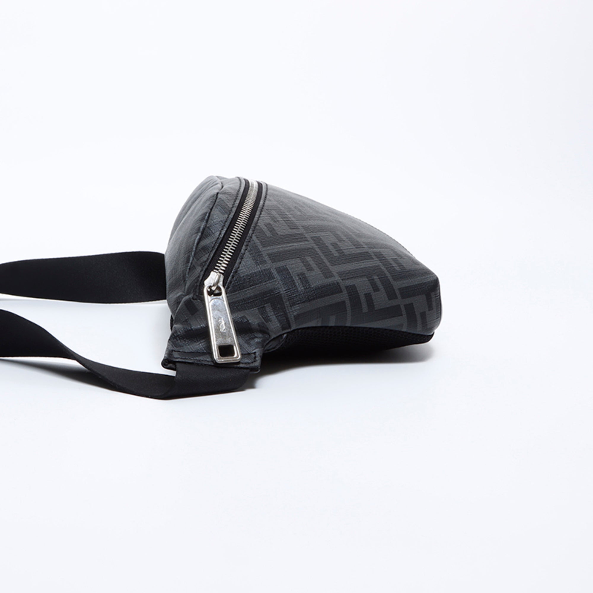 Fendi Gray Zucca Fanny Pack (Pre-Owned)
