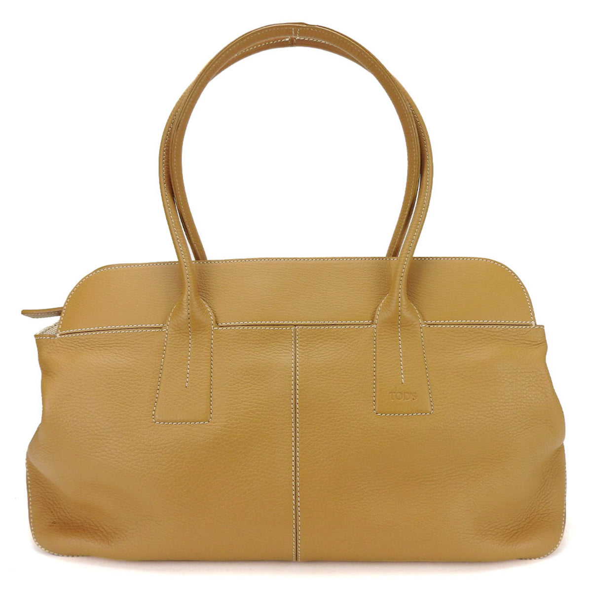 Tod's Beige Leather Tote Bag (Pre-Owned)
