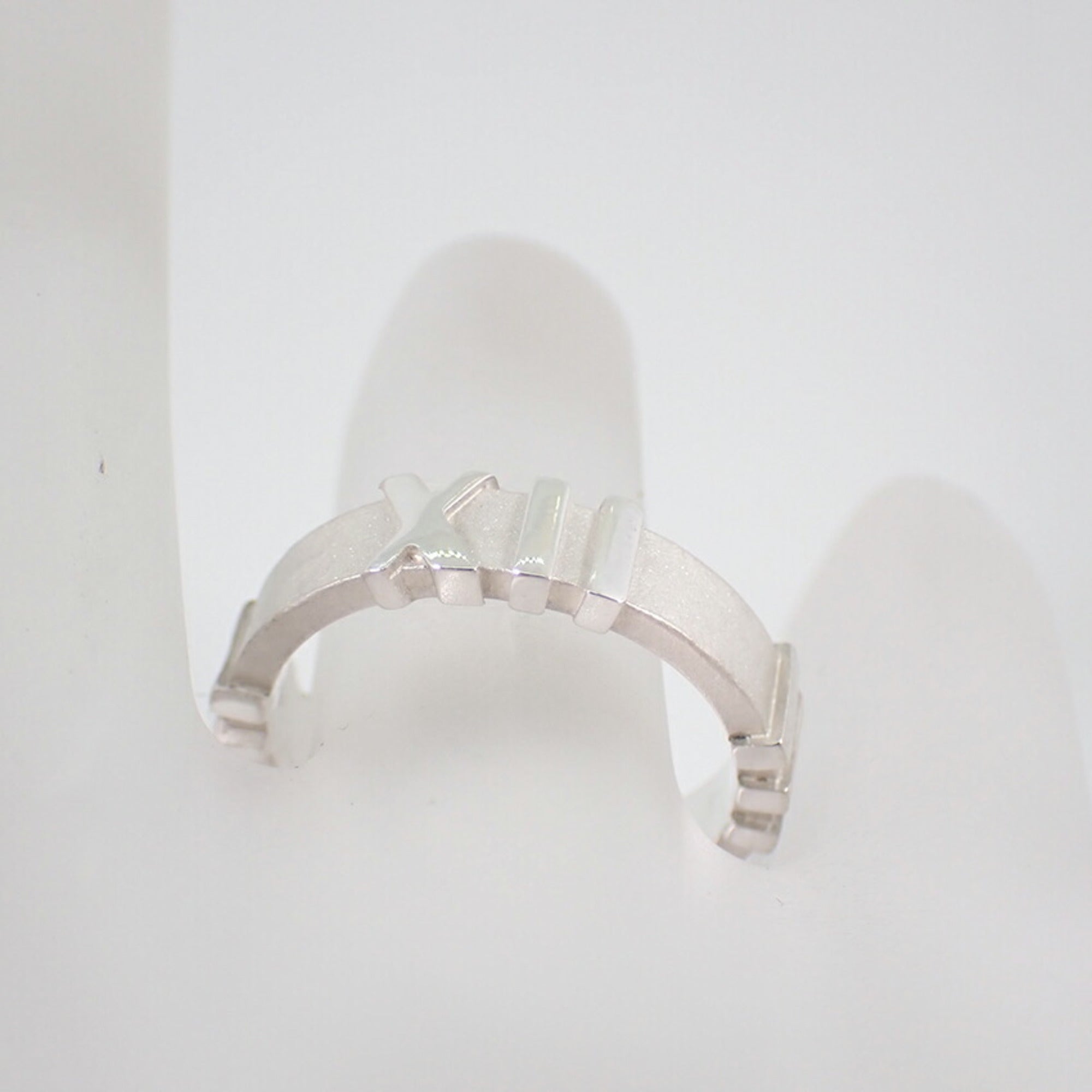 Tiffany Sterling Silver 925 Band Ring (Pre-Owned)