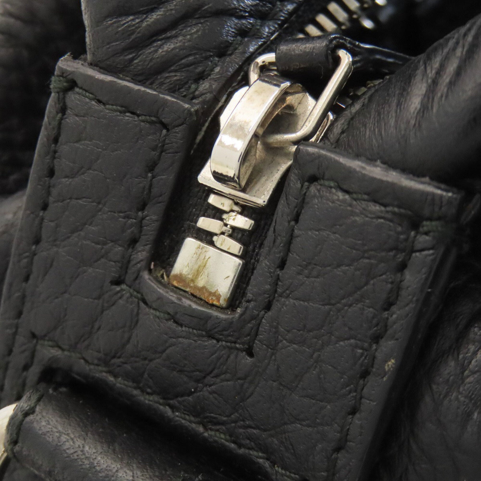 Balenciaga Black Leather Handbag (Pre-Owned)