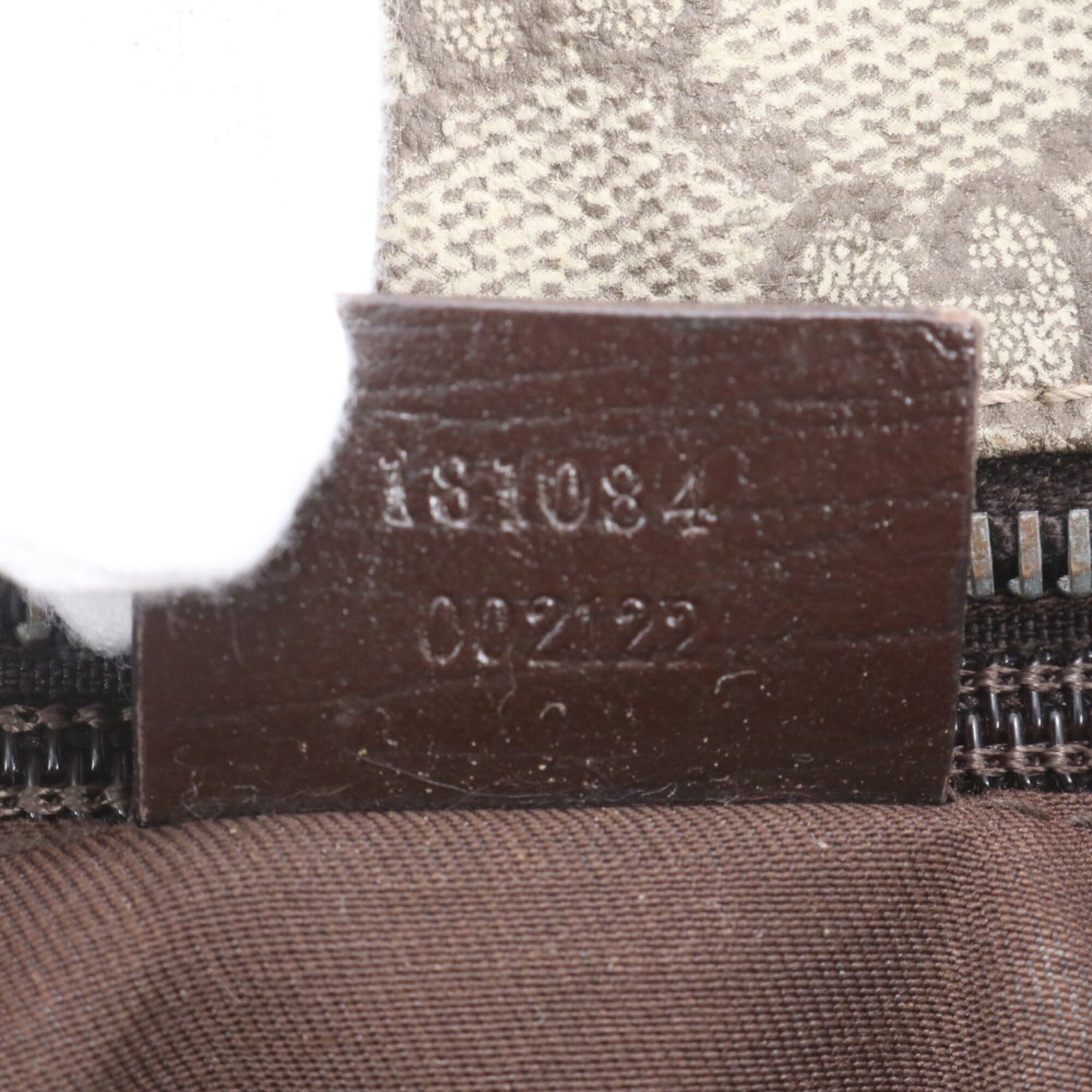 Gucci Beige Brown Leather Coated Canvas Handbag Tote Bag (Pre-Owned)