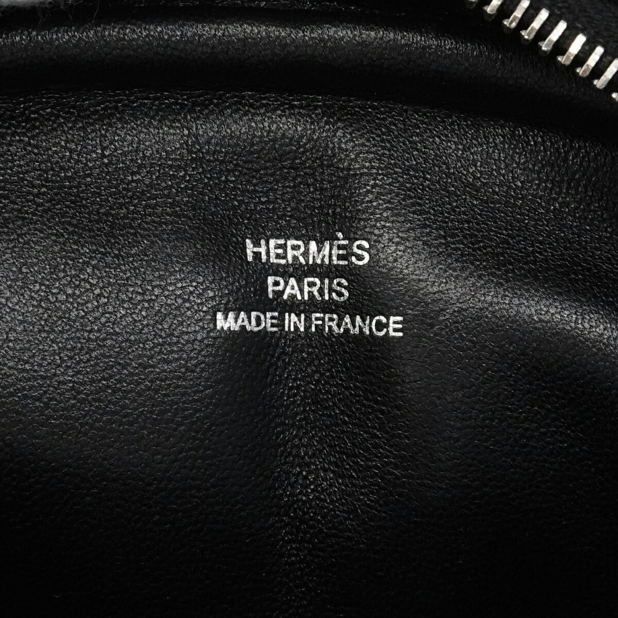 Hermes Black Swift Leather Shoulder Bag (Pre-Owned)