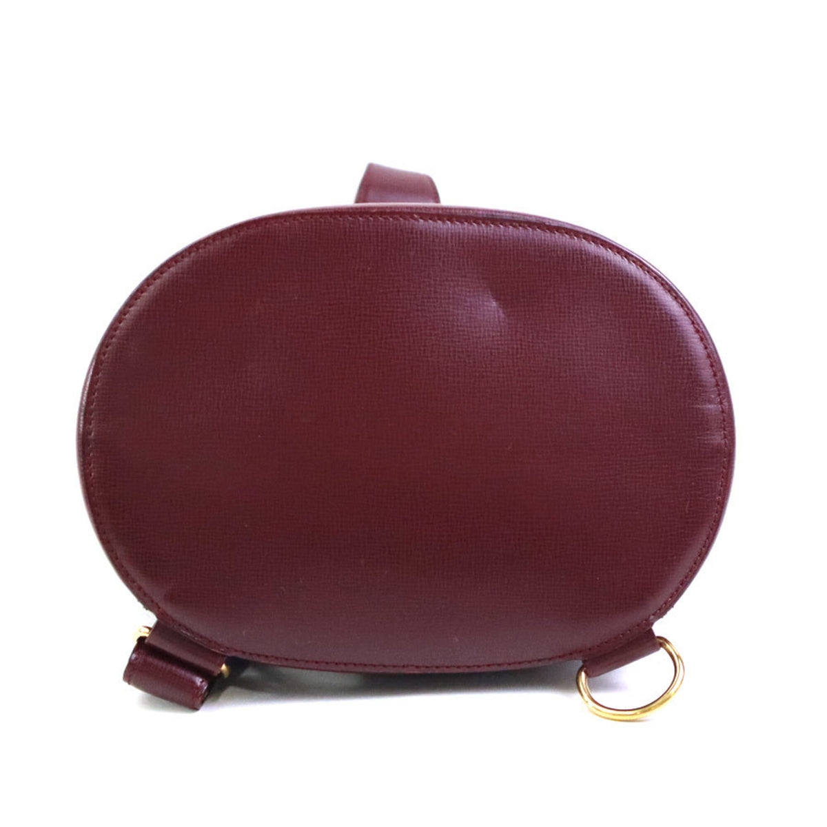 Cartier Burgundy Leather Shoulder Bag (Pre-Owned)