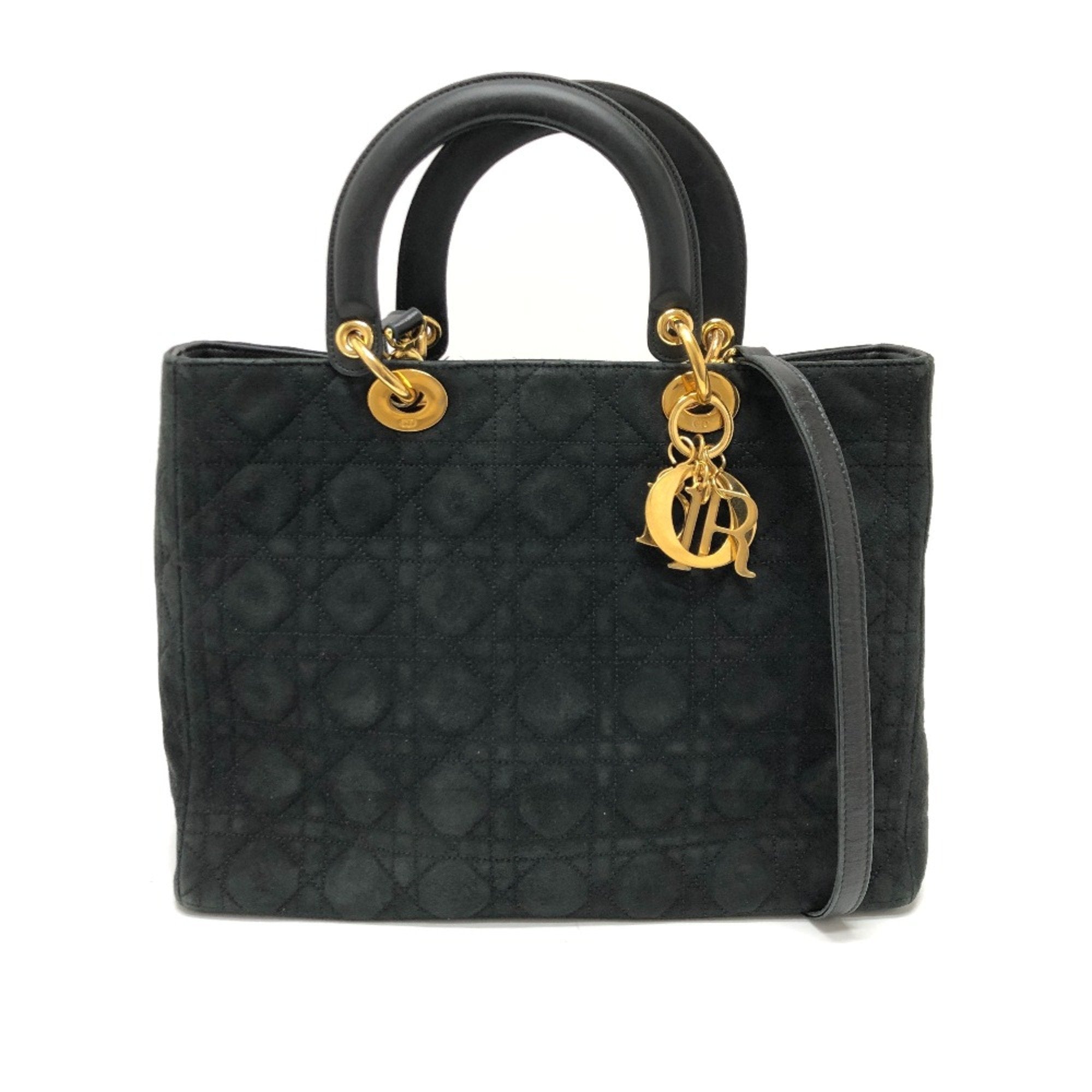 Christian Dior Black Leather Handbag (Pre-Owned)