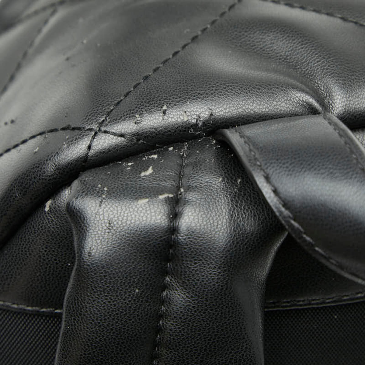 Marc Jacobs Black Quilting Backpack (Pre-Owned)