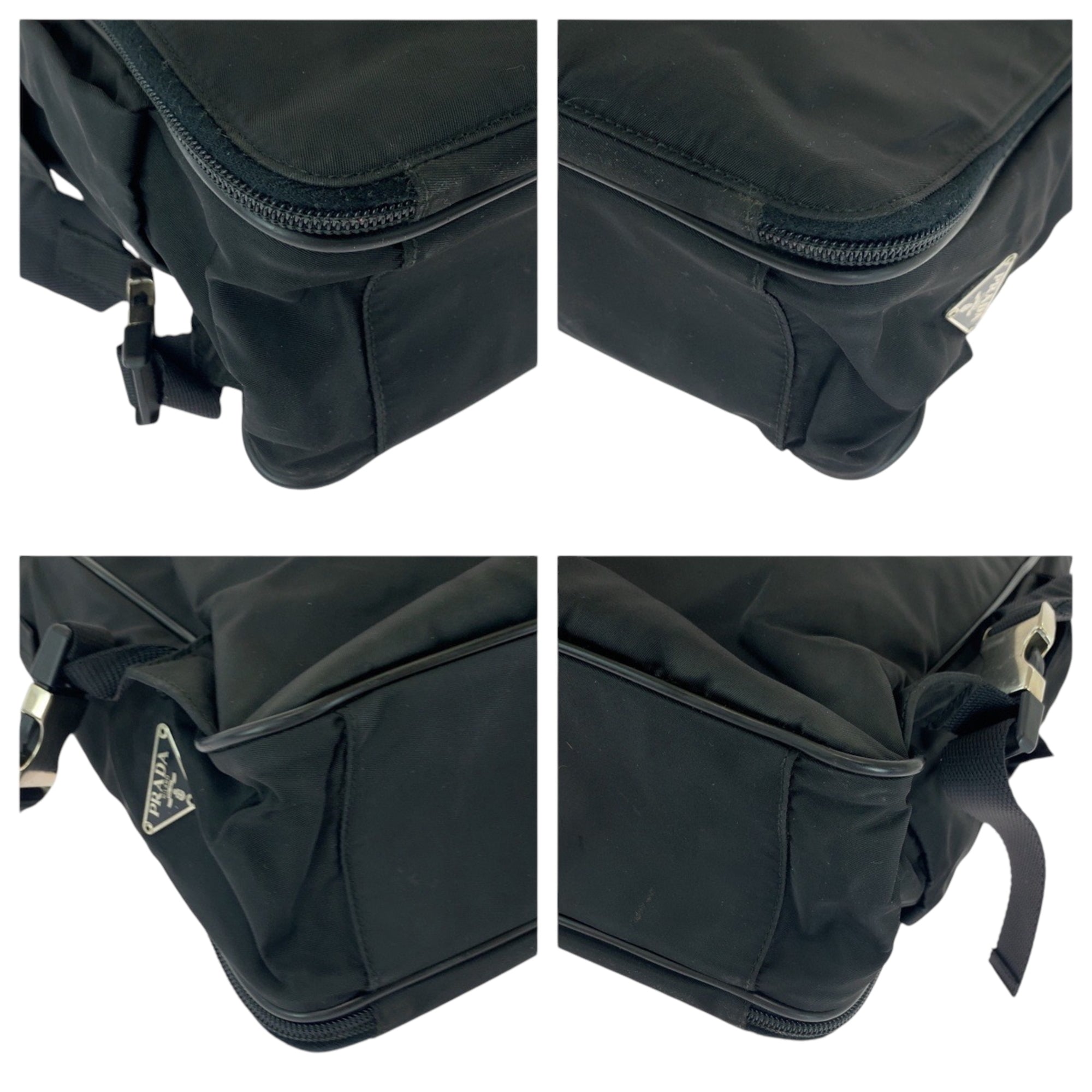 Prada Black Nylon Backpack (Pre-Owned)