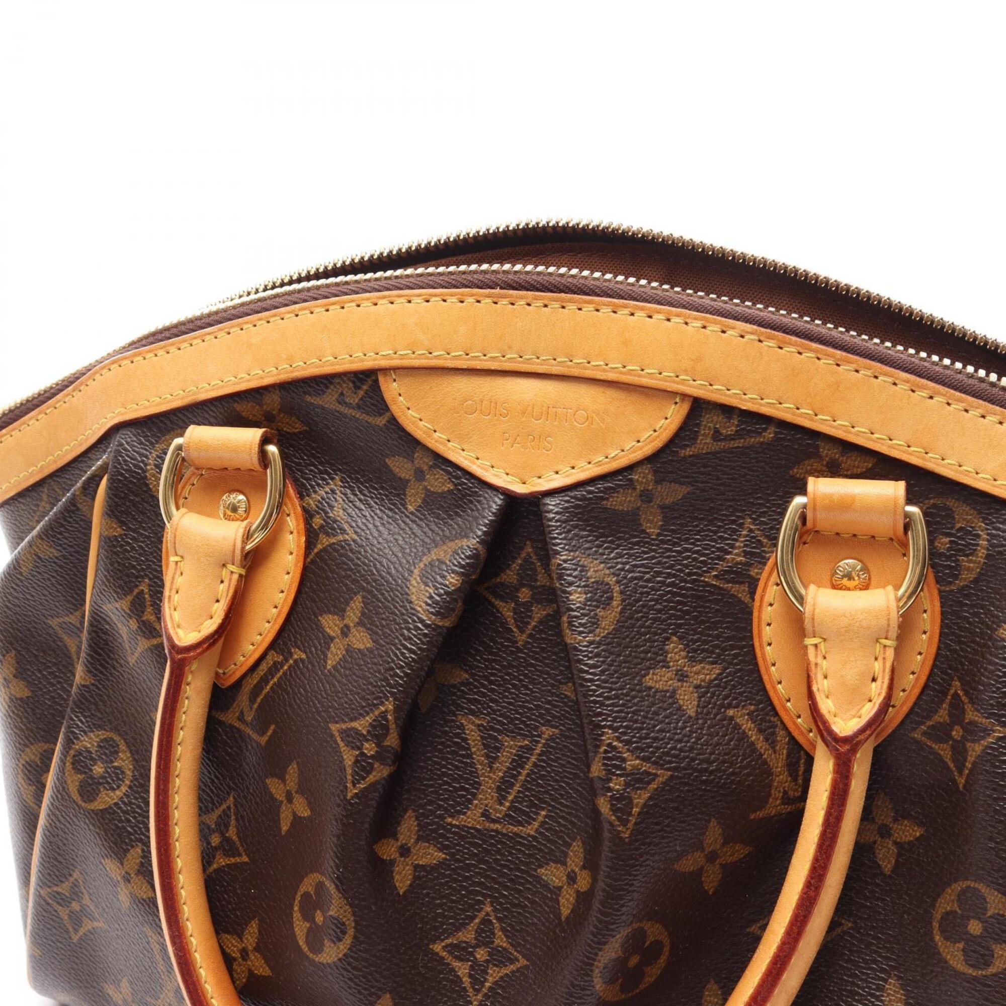 Louis Vuitton Brown Coated Canvas Leather Handbag (Pre-Owned)
