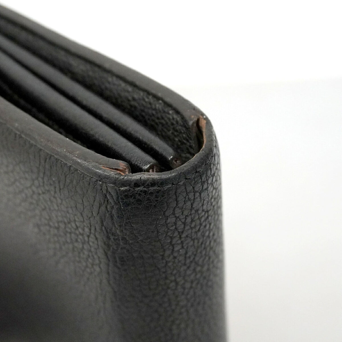 Louis Vuitton Noir Long Wallet (Bi-Fold) (Pre-Owned)